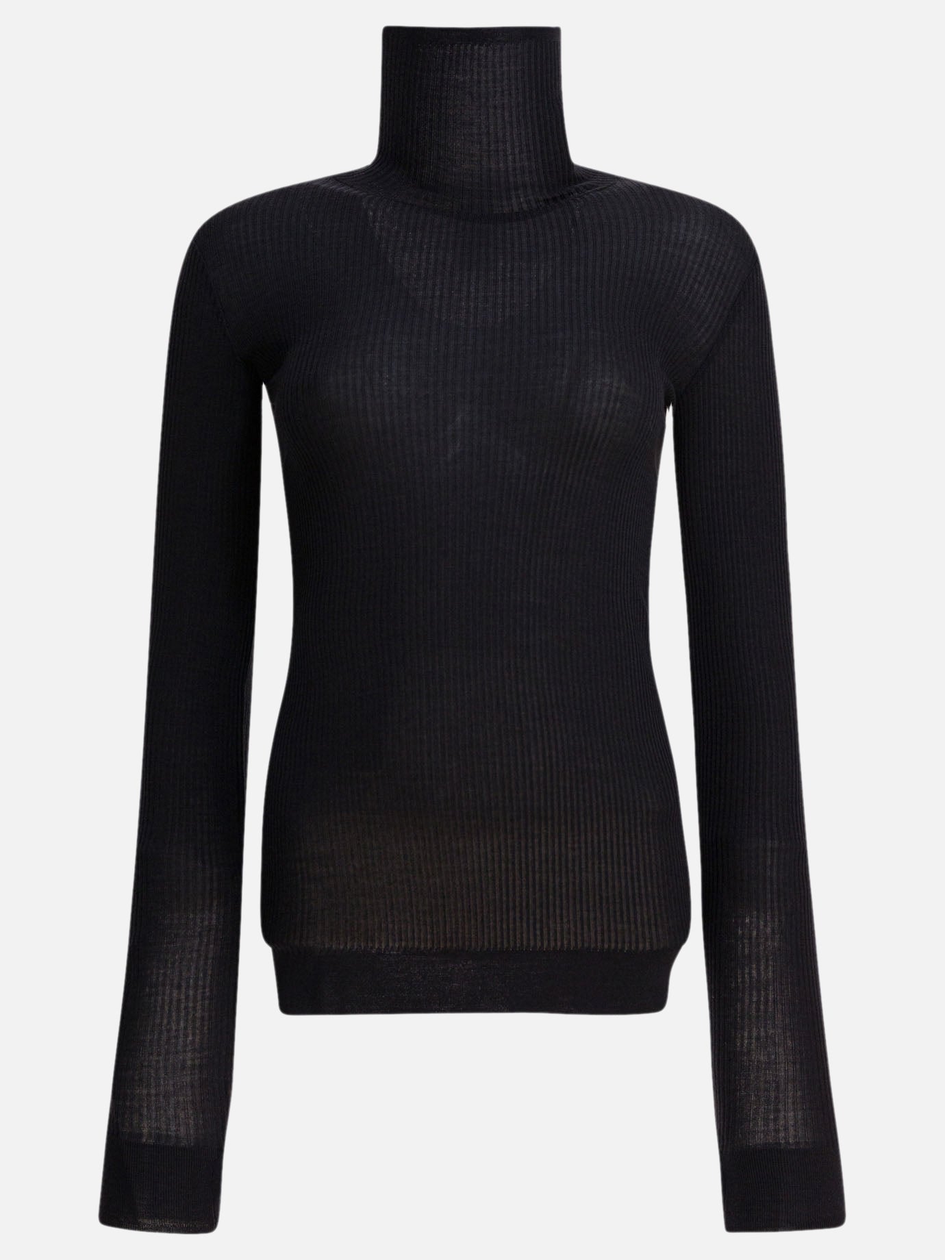 Maglioni dolcevita Solid colour  Nero - Lemaire Donna | PDP | VIETTI Online Store | thumbnail