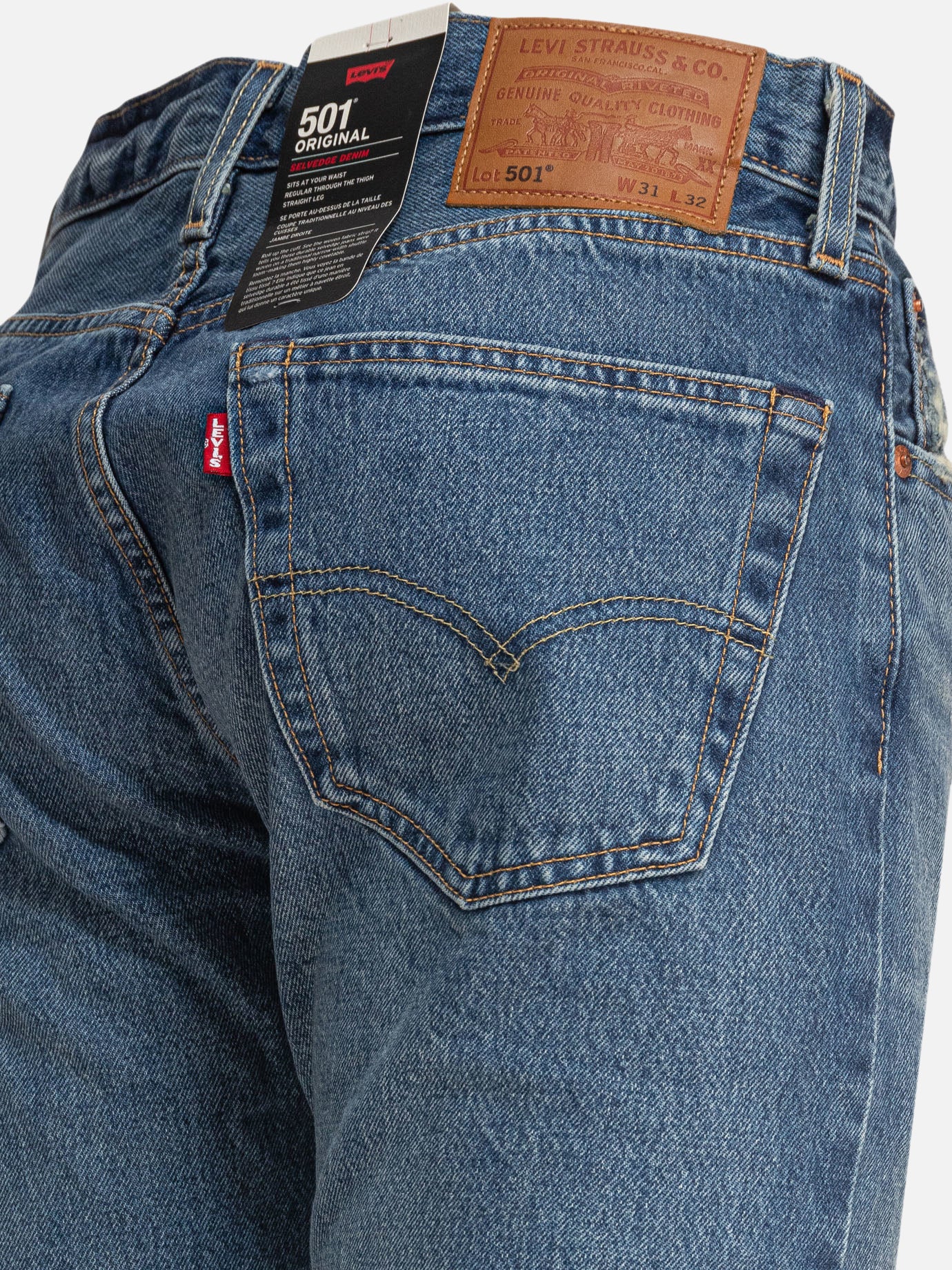 Jeans a gamba dritta Solid colour  Blu - Levi's Uomo | PDP | VIETTI Online Store | Zoom-Modal_4
