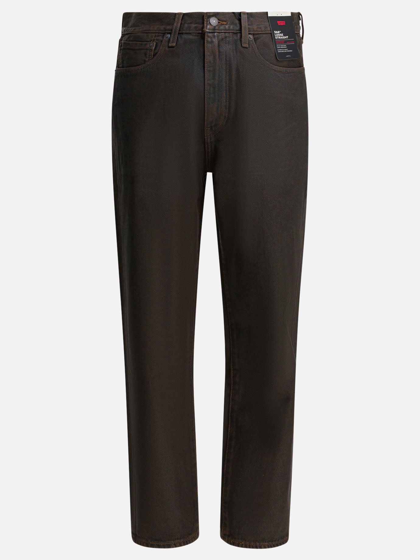 Wide-leg jeans Solid colour  Brown - Levi's Men | PDP | VIETTI Online Store | Zoom-Modal
