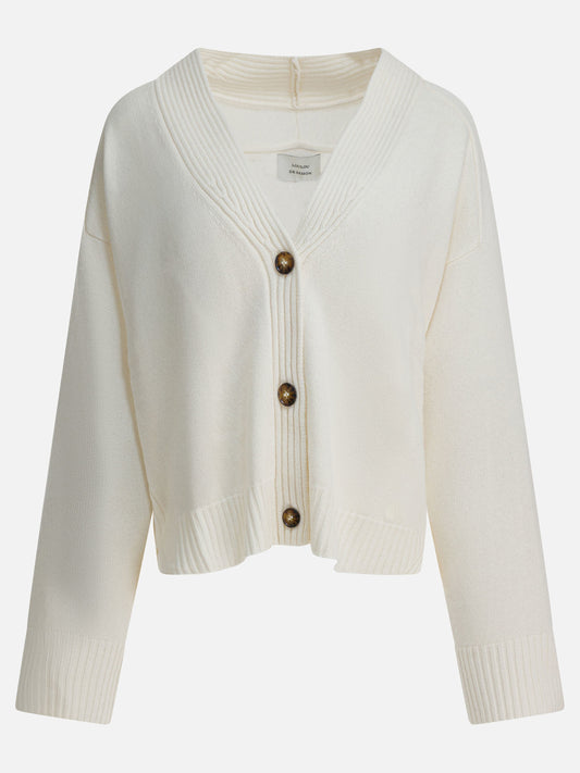 Cardigan Solid colour  Bianco - LouLou De Saison Donna | PLP | VIETTI Online Store 
