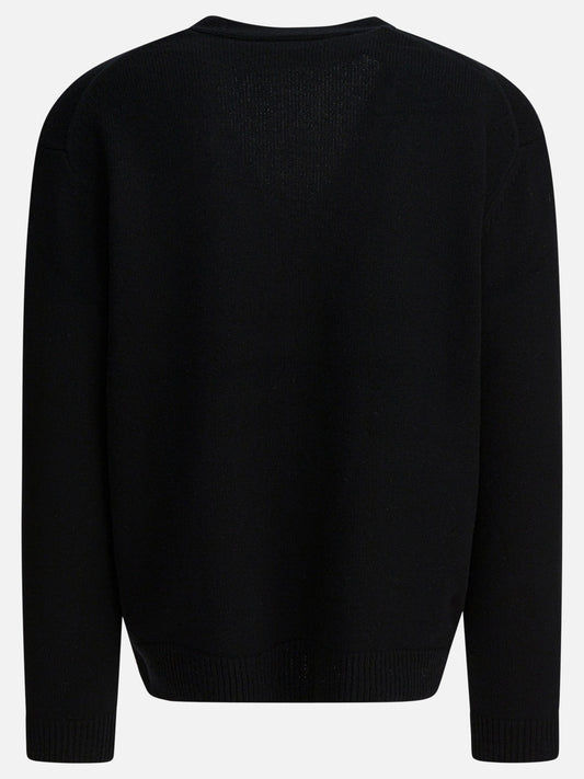 Cardigan Logo  Nero - Maison Kitsuné Uomo | PLP | VIETTI Online Store | 2
