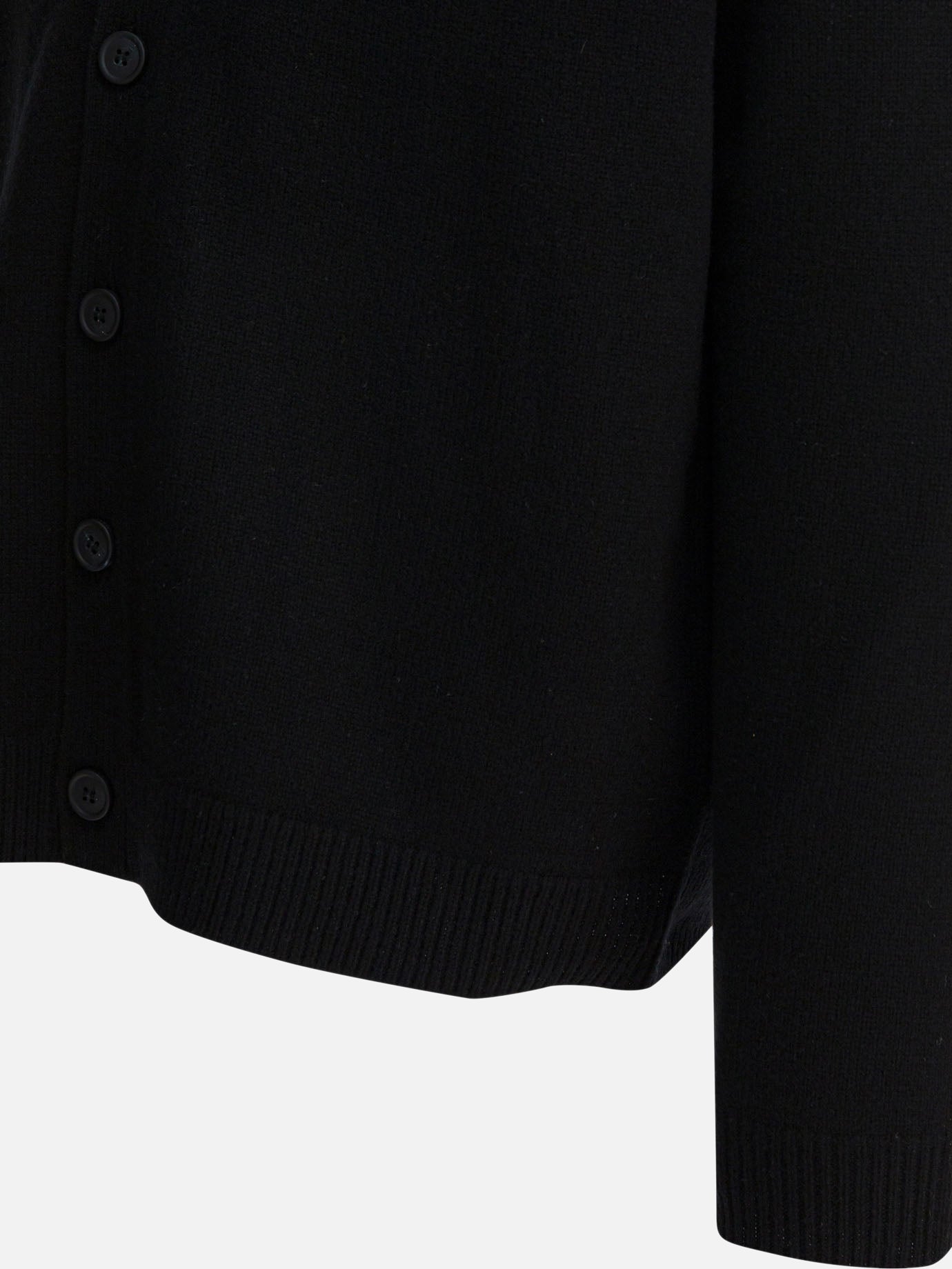 Cardigan Logo  Nero - Maison Kitsuné Uomo | PDP | VIETTI Online Store | Zoom-Modal_4
