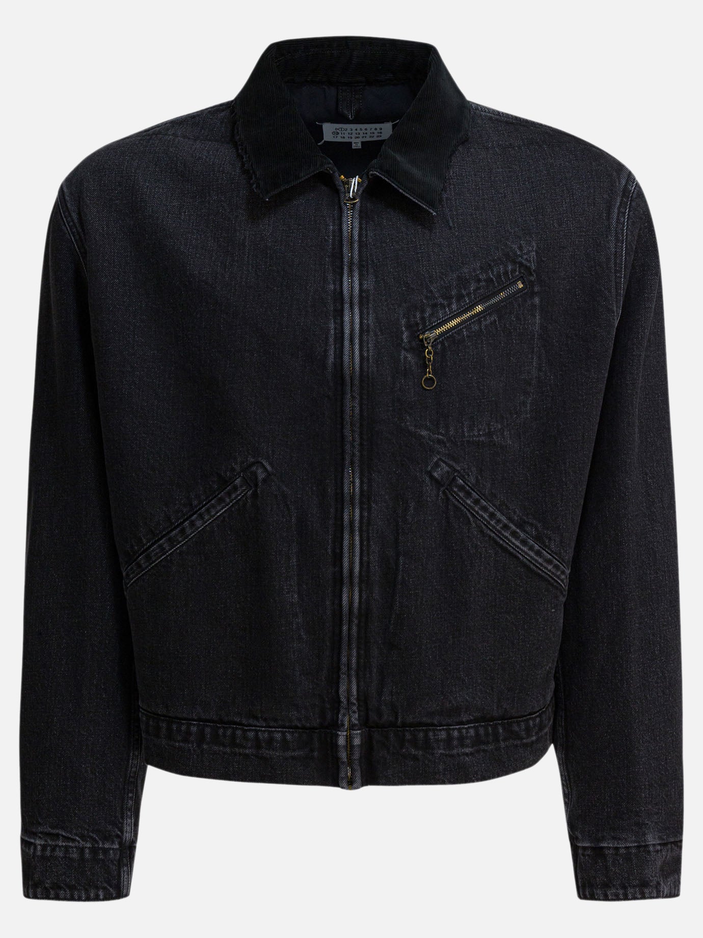 Giacche in denim Solid colour  Nero - Maison Margiela Uomo | PDP | VIETTI Online Store | thumbnail