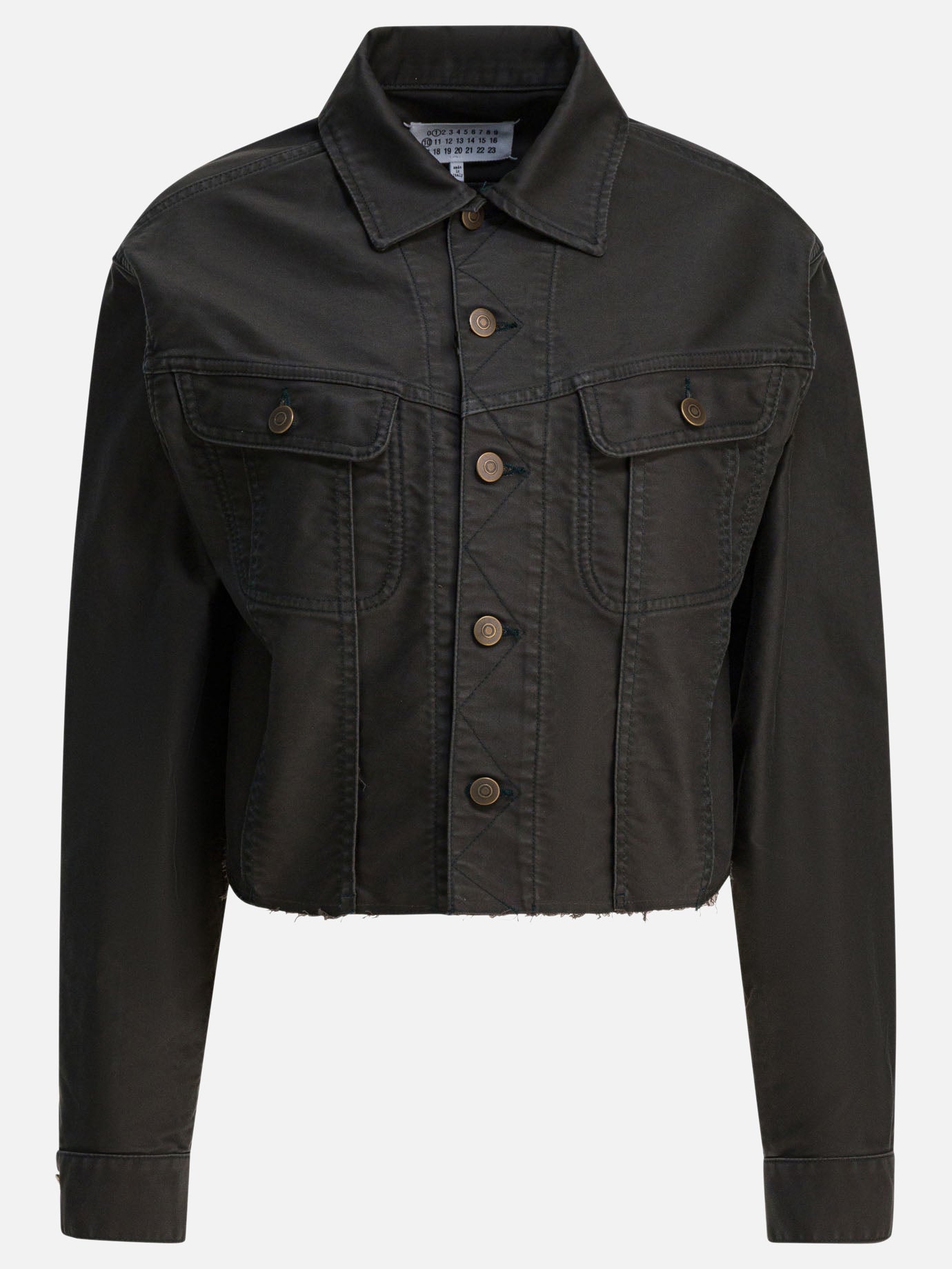 Denim jackets Solid colour  Black - Maison Margiela Women | PDP | VIETTI Online Store | thumbnail