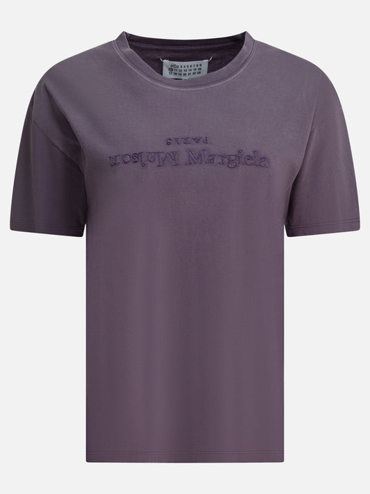 Crewneck t-shirts Logo  Purple - Maison Margiela Women | PLP | VIETTI Online Store 

