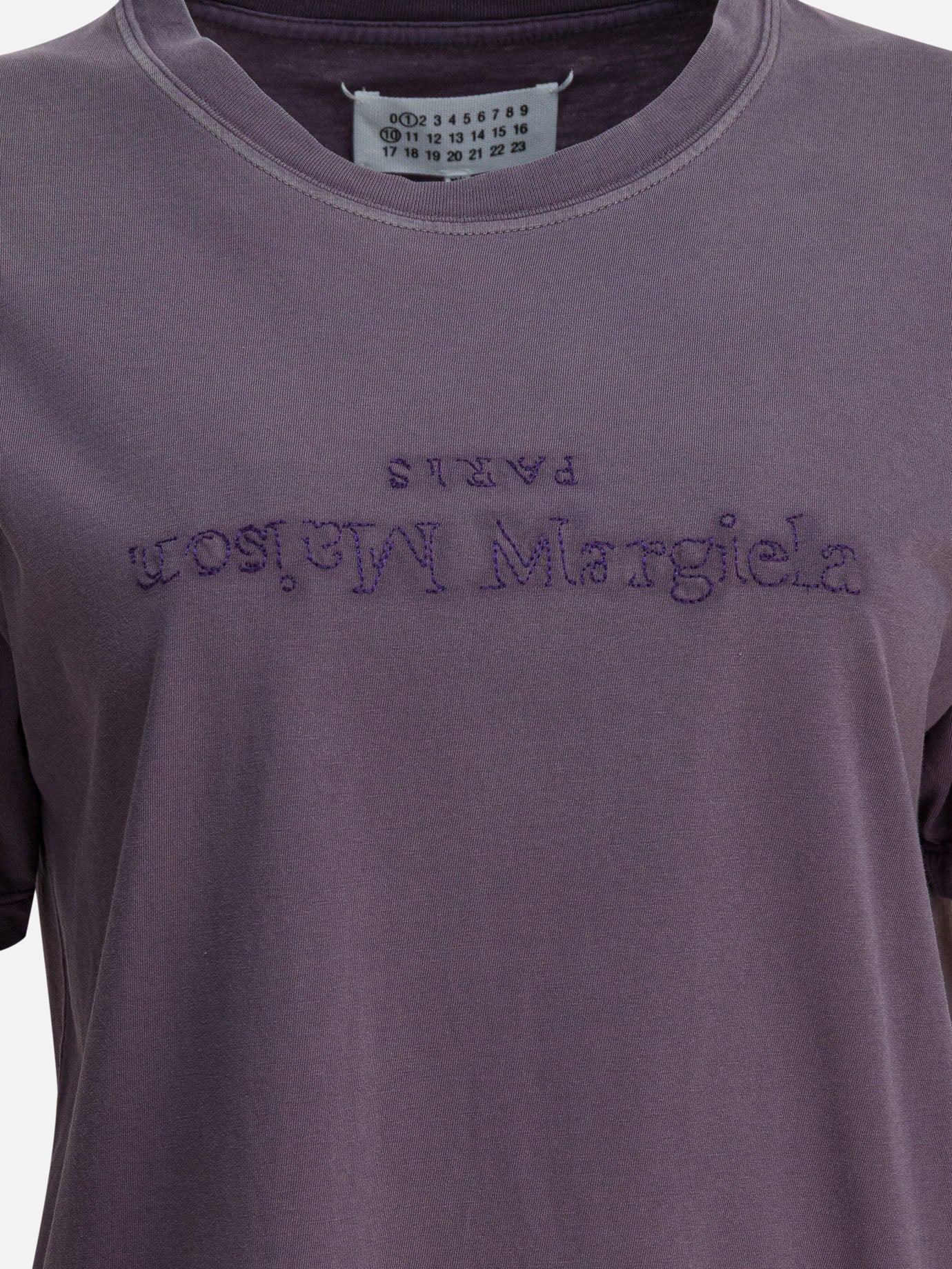 Crewneck t-shirts Logo  Purple - Maison Margiela Women | PDP | VIETTI Online Store | thumbnail_3