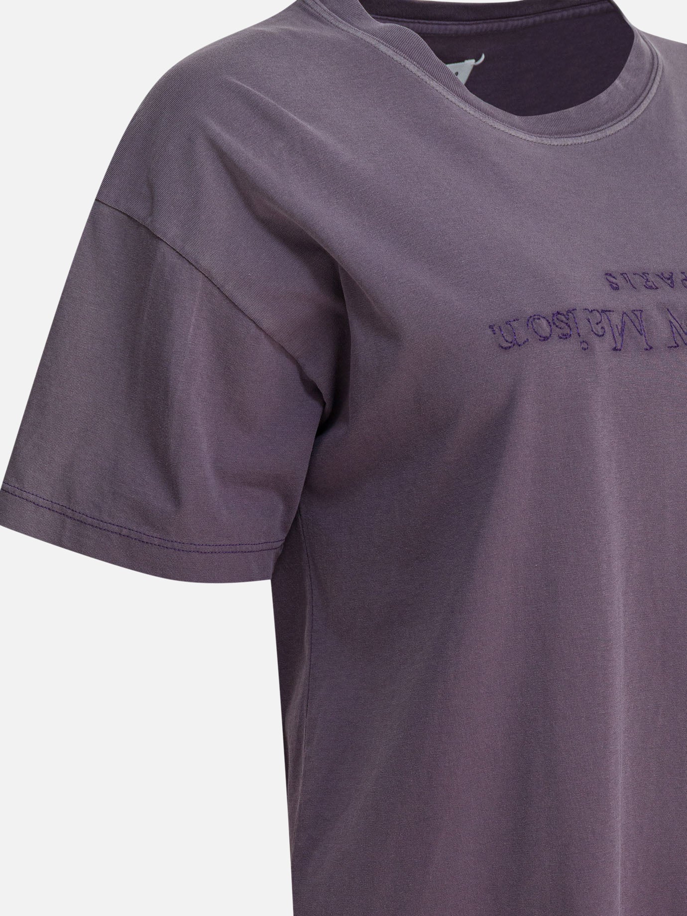 Crewneck t-shirts Logo  Purple - Maison Margiela Women | PDP | VIETTI Online Store | Zoom-Modal_4
