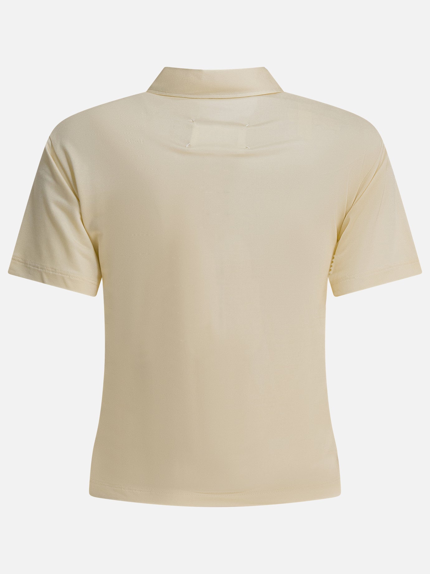 Polo shirts with buttons Solid colour  Beige - Maison Margiela Women | PDP | VIETTI Online Store | thumbnail_2