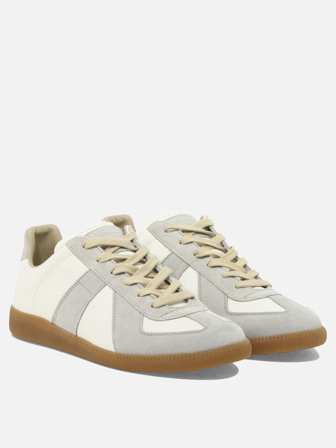 Low top sneakers 100% calf leather - 100% rubber  White - Maison Margiela Men | PDP | VIETTI Online Store | thumbnail