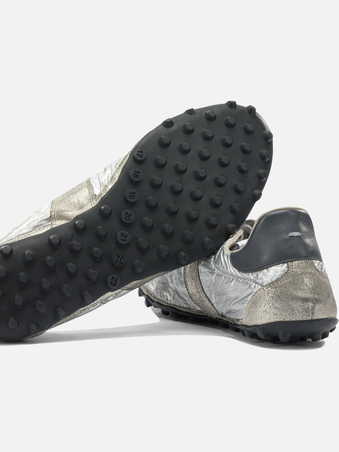 Sneaker basse 90% polyester 10% polyamide - 100% rubber  Argento - Maison Margiela Uomo | PDP | VIETTI Online Store | Zoom-Modal_5
