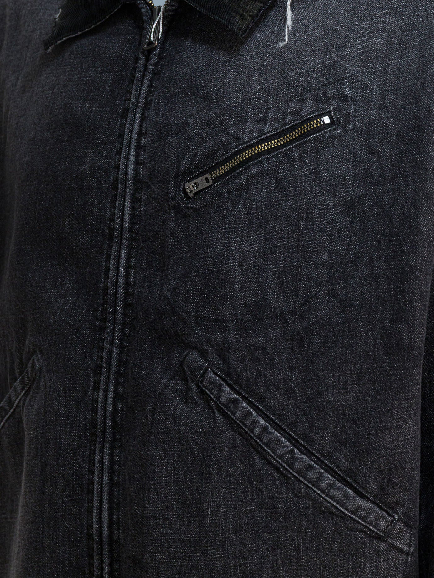 Giacche in denim Solid colour  Nero - Maison Margiela Uomo | PDP | VIETTI Online Store | Zoom-Modal_4
