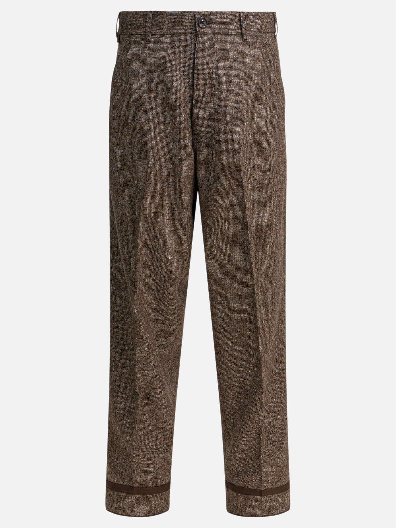 Pantaloni casual Solid colour  Marrone - Maison Margiela Uomo | PDP | VIETTI Online Store | Zoom-Modal
