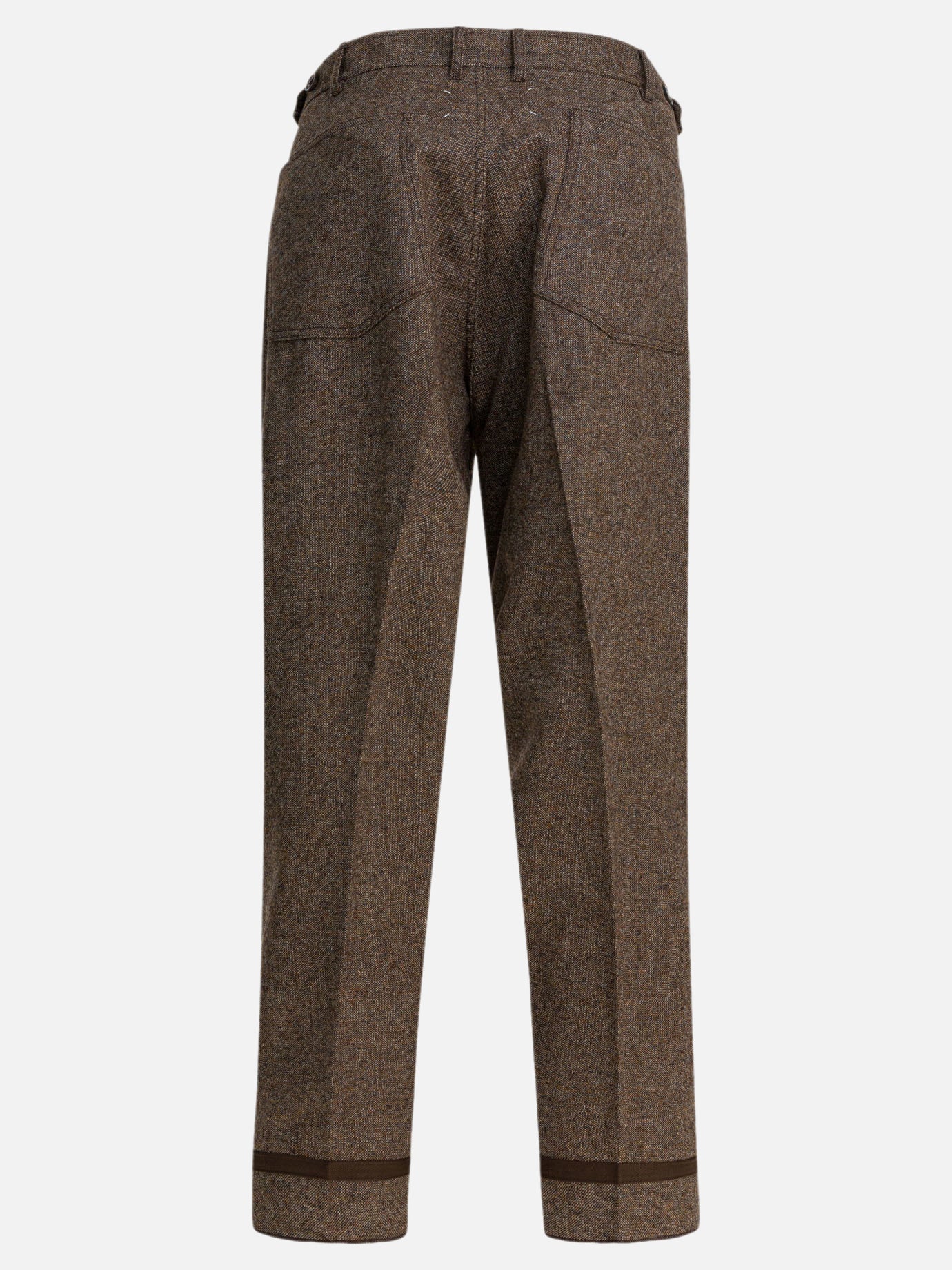 Pantaloni casual Solid colour  Marrone - Maison Margiela Uomo | PDP | VIETTI Online Store | Zoom-Modal_2

