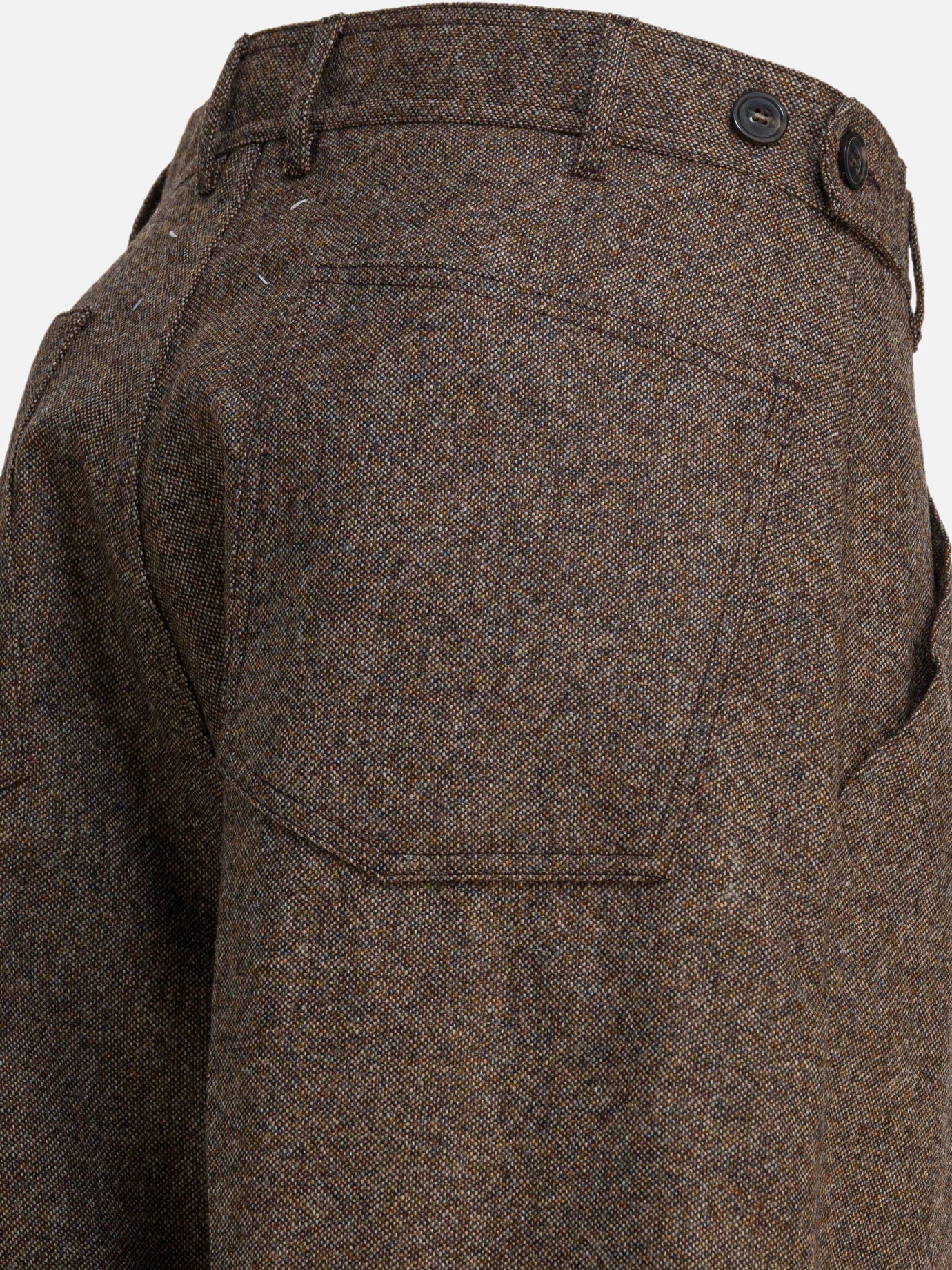 Pantaloni casual Solid colour  Marrone - Maison Margiela Uomo | PDP | VIETTI Online Store | thumbnail_4