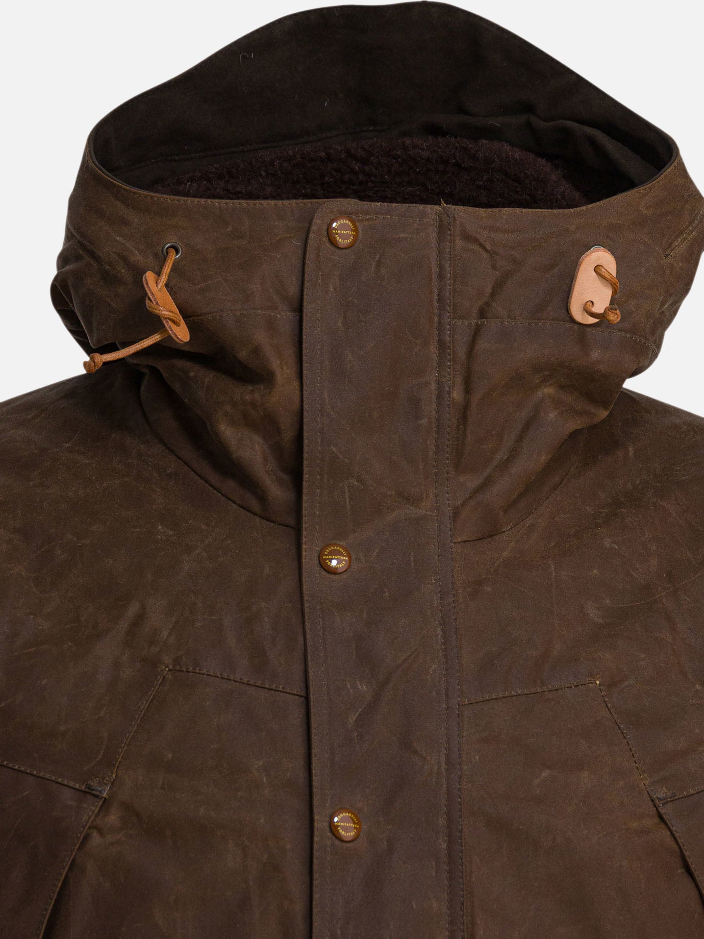 Parkas Solid colour  Brown - Manifattura Ceccarelli Men | PDP | VIETTI Online Store | thumbnail_3