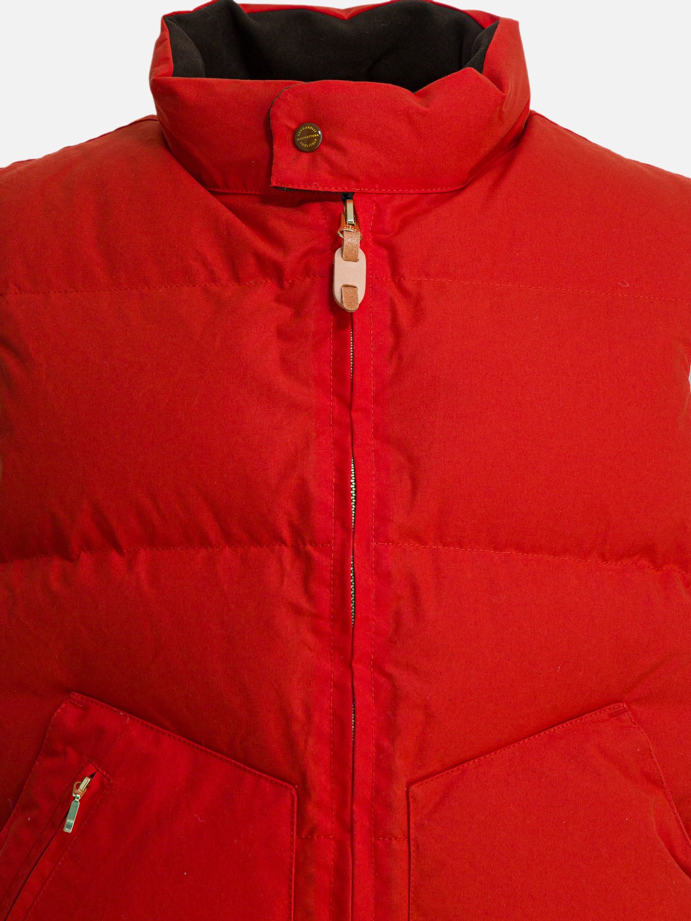 Vest jackets Solid colour  Orange - Manifattura Ceccarelli Men | PDP | VIETTI Online Store | Zoom-Modal_3

