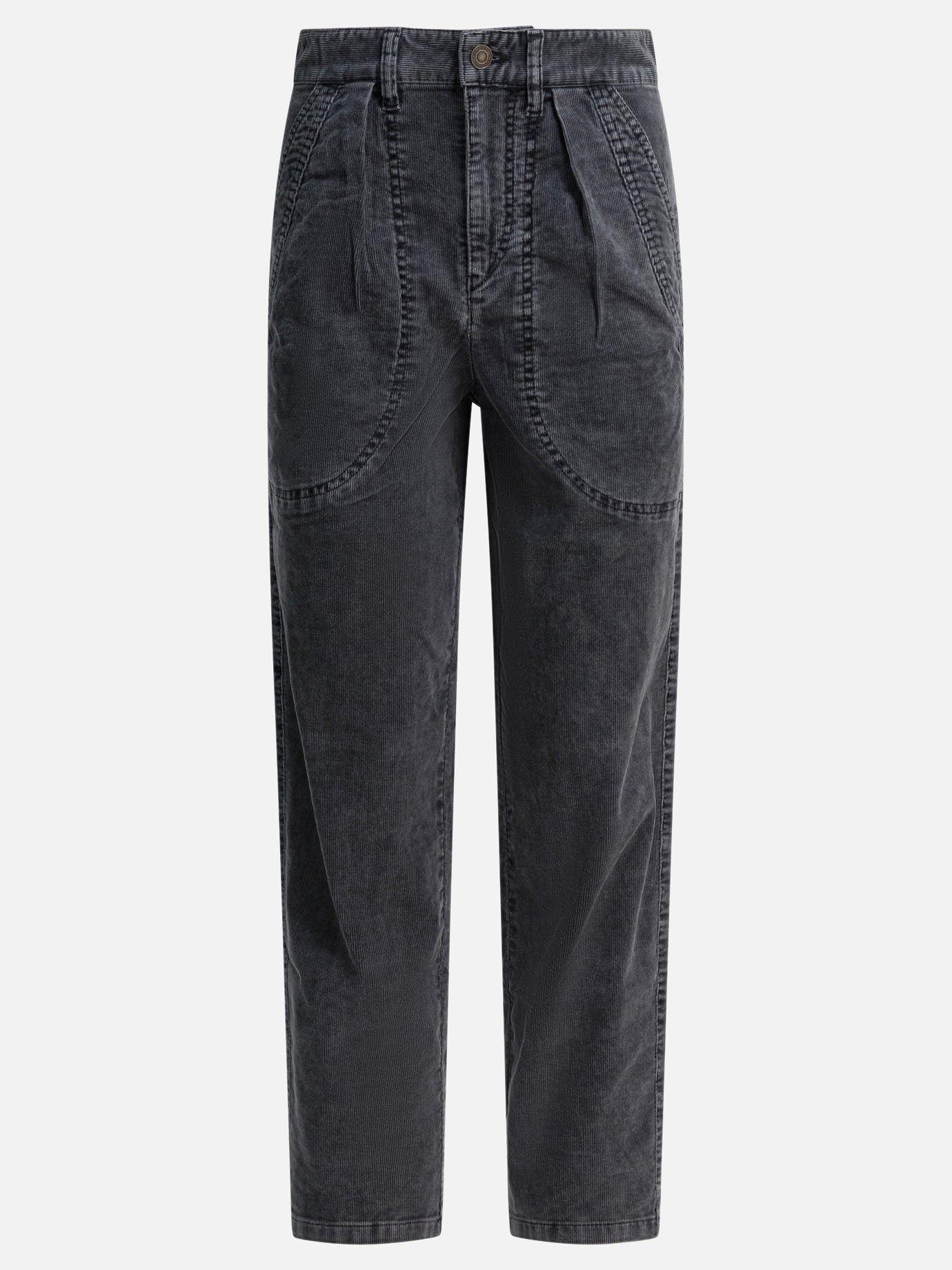 Pantaloni casual Solid colour  Nero - Marant Étoile Donna | PDP | VIETTI Online Store | thumbnail