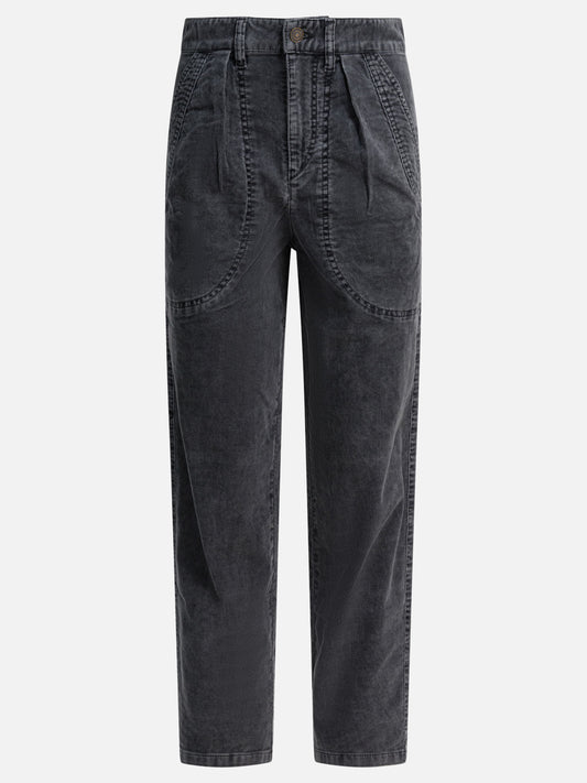 Leisure trousers Solid colour  Black - Marant Étoile Women | PLP | VIETTI Online Store 
