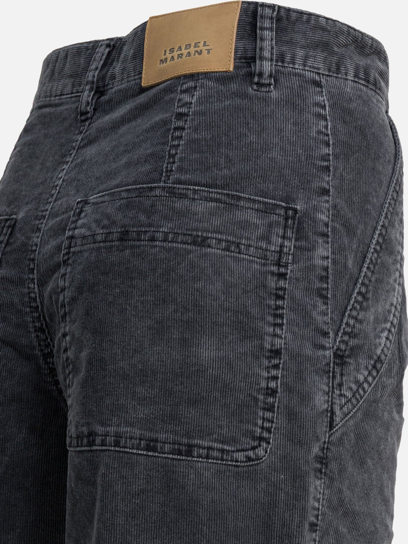 Pantaloni casual Solid colour  Nero - Marant Étoile Donna | PDP | VIETTI Online Store | Zoom-Modal_4
