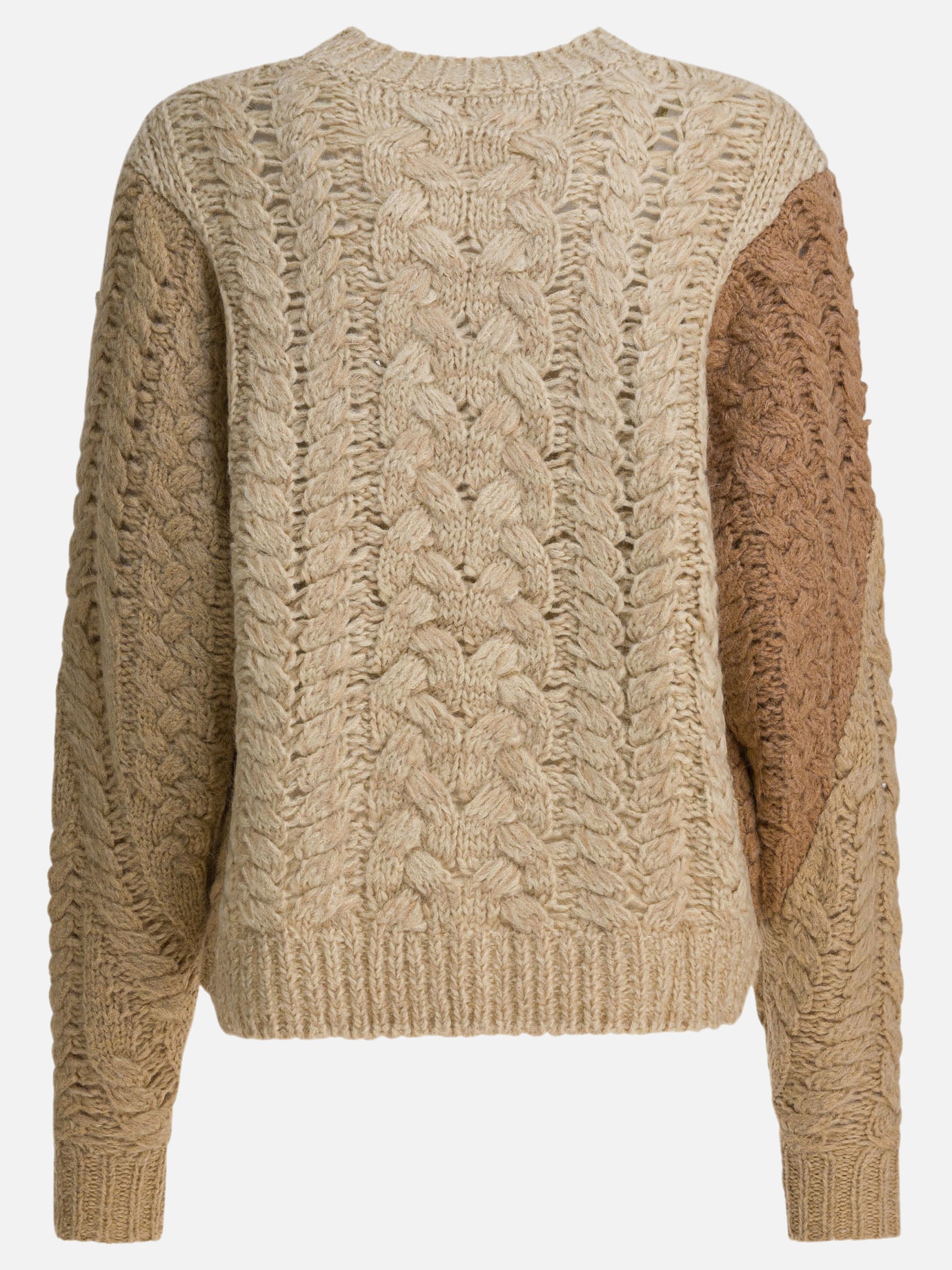 Crewneck sweaters Textured knit  Beige - Marant Étoile Women | PDP | VIETTI Online Store | thumbnail_2