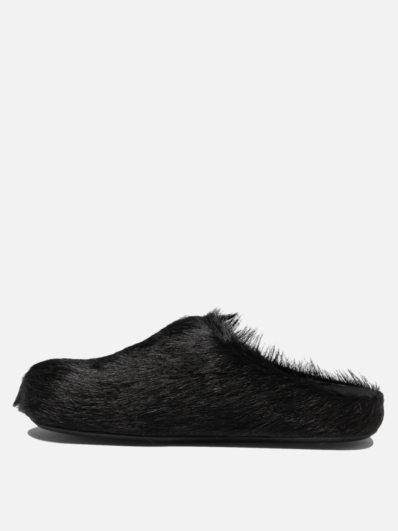 Slippers 100% calf hair - 100% rubber  Black - Marni Women | PDP | VIETTI Online Store | Zoom-Modal_3
