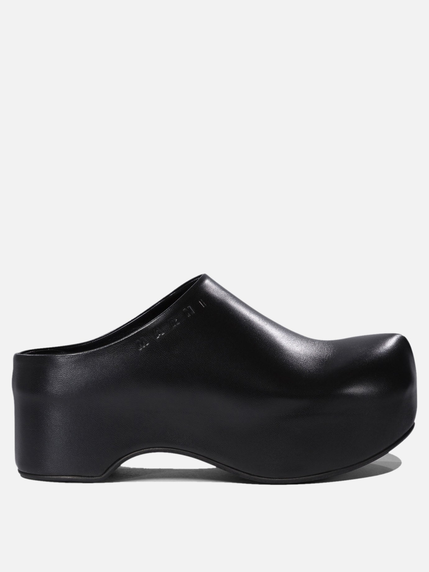 Slippers 100% leather - 100% rubber  Black - Marni Women | PDP | VIETTI Online Store | Zoom-Modal
