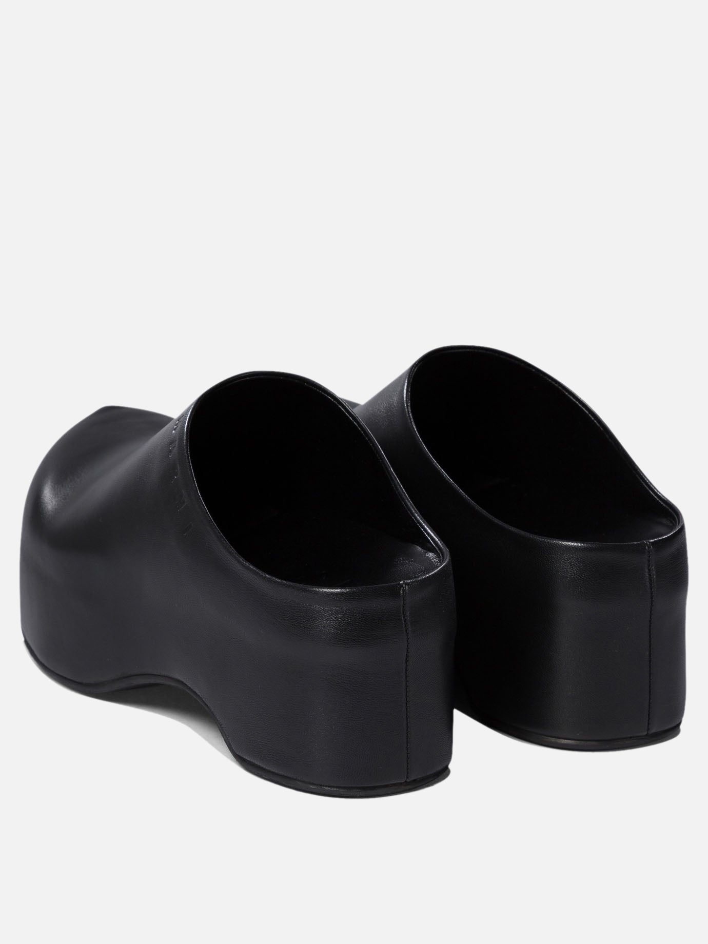Slippers 100% leather - 100% rubber  Black - Marni Women | PDP | VIETTI Online Store | thumbnail_4