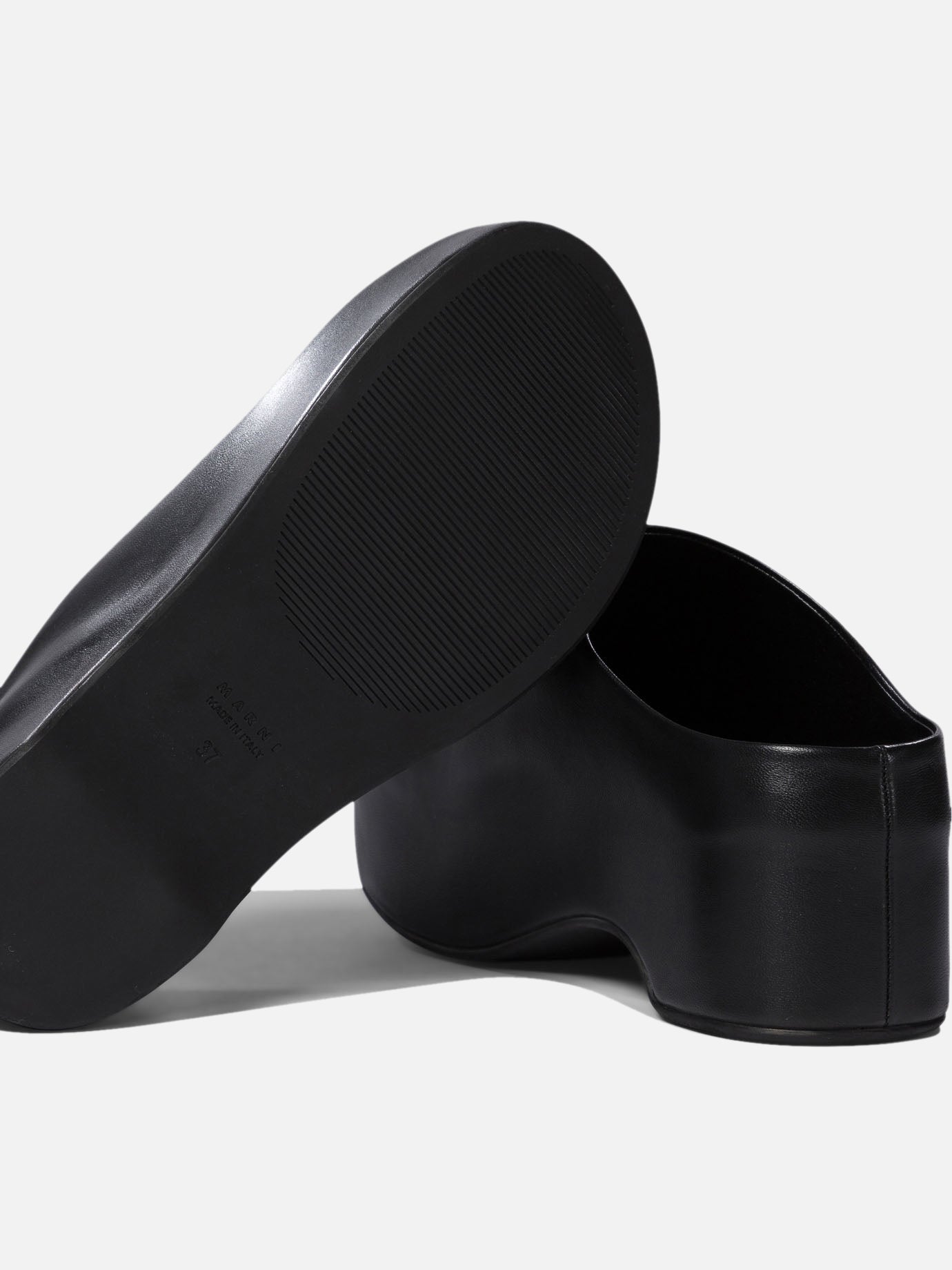 Slippers 100% leather - 100% rubber  Black - Marni Women | PDP | VIETTI Online Store | Zoom-Modal_5
