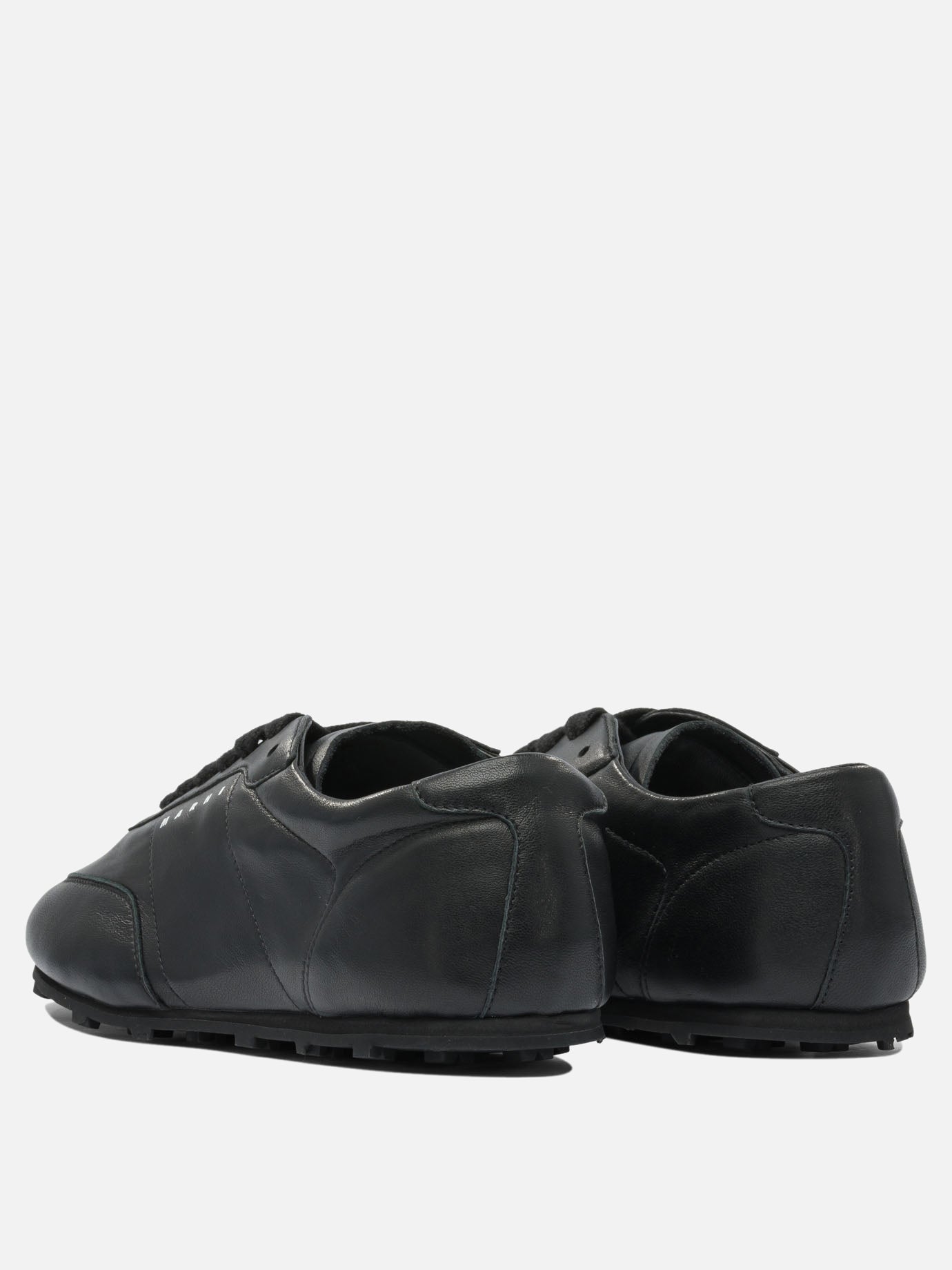 Low top sneakers 100% leather - 100% rubber  Black - Marni Women | PDP | VIETTI Online Store | thumbnail_4