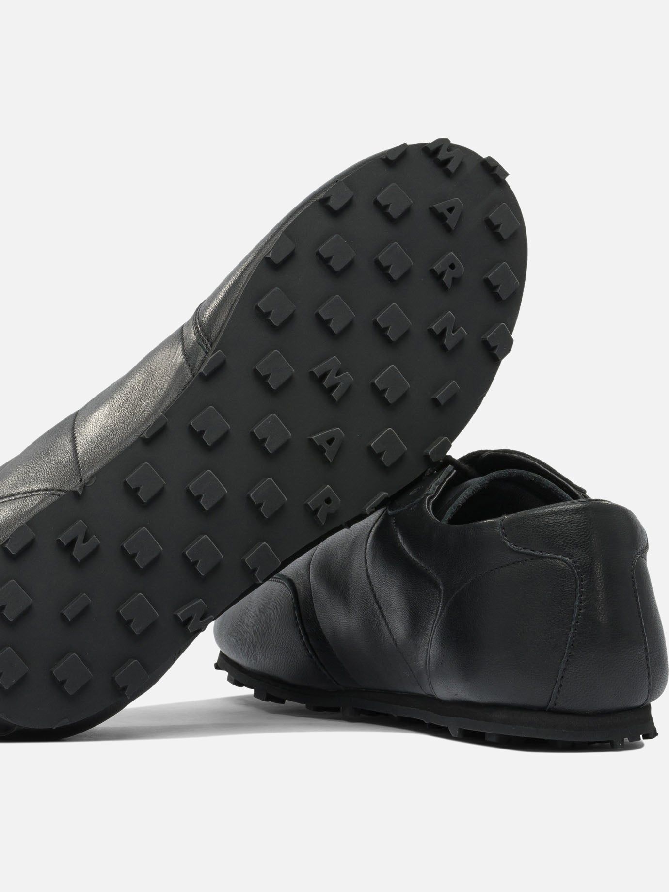 Low top sneakers 100% leather - 100% rubber  Black - Marni Women | PDP | VIETTI Online Store | Zoom-Modal_5
