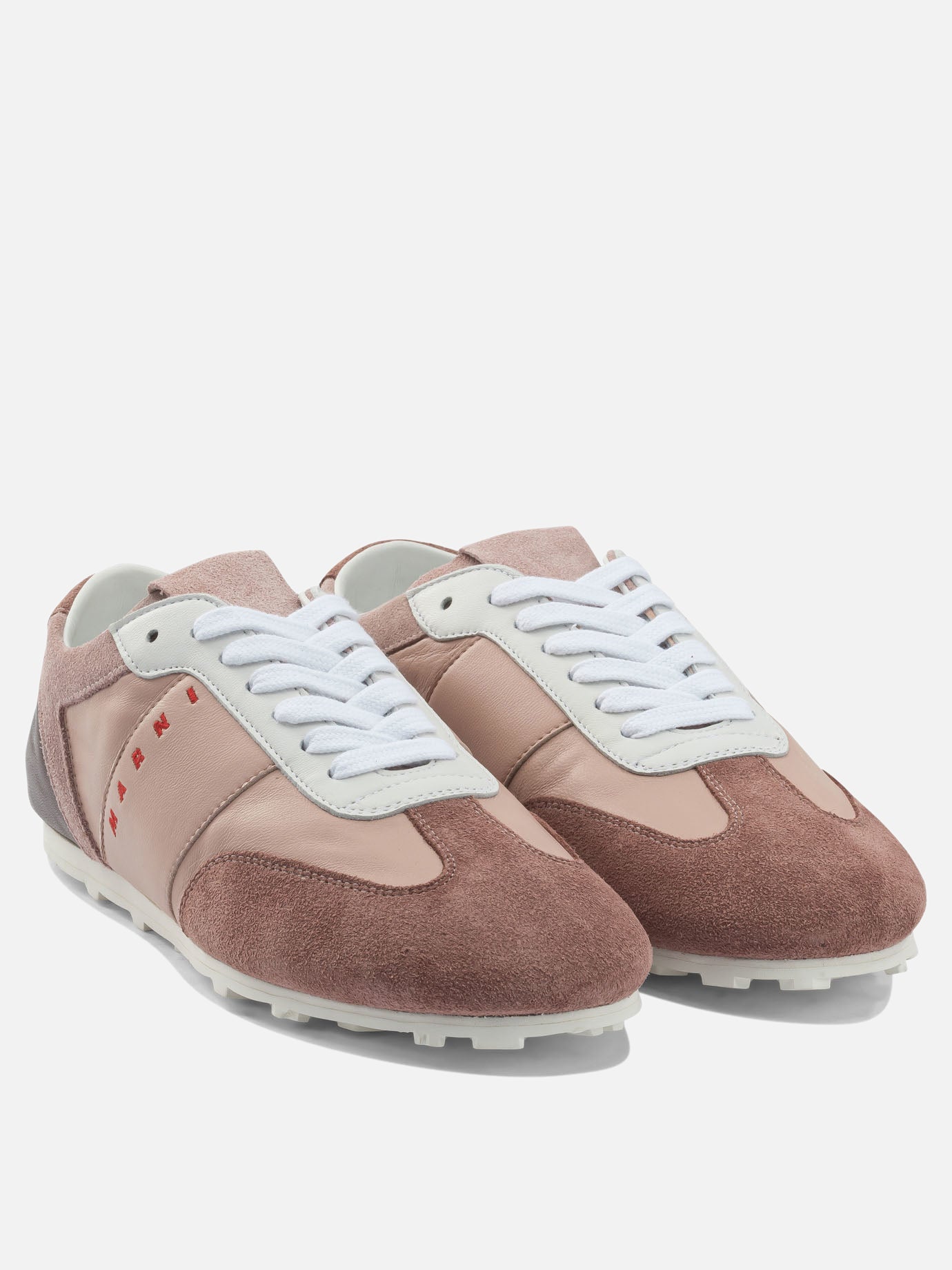 Low top sneakers 100% ovine leather - 100% rubber  Pink - Marni Women | PDP | VIETTI Online Store | Zoom-Modal_2
