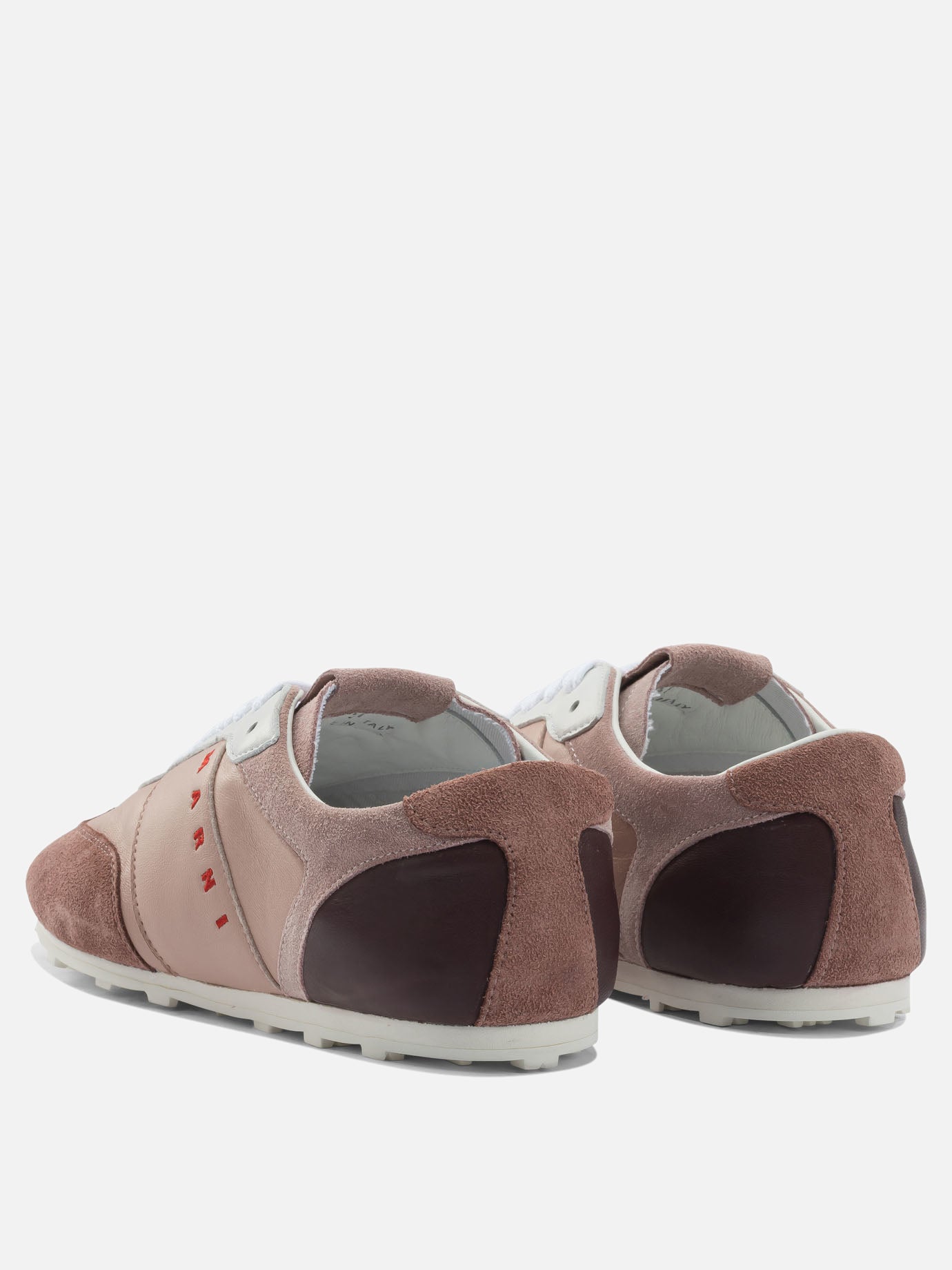 Low top sneakers 100% ovine leather - 100% rubber  Pink - Marni Women | PDP | VIETTI Online Store | Zoom-Modal_4
