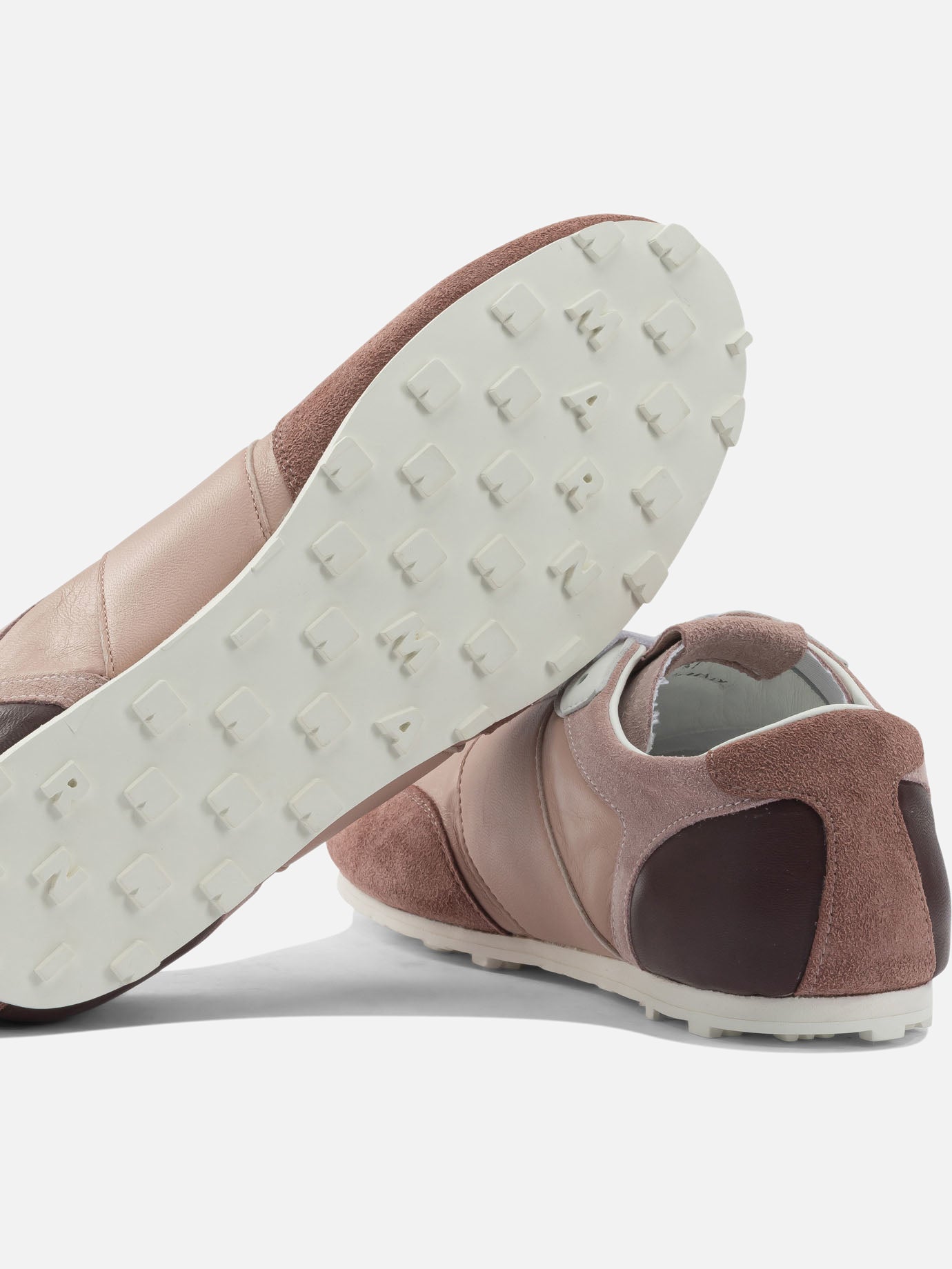 Low top sneakers 100% ovine leather - 100% rubber  Pink - Marni Women | PDP | VIETTI Online Store | thumbnail_5