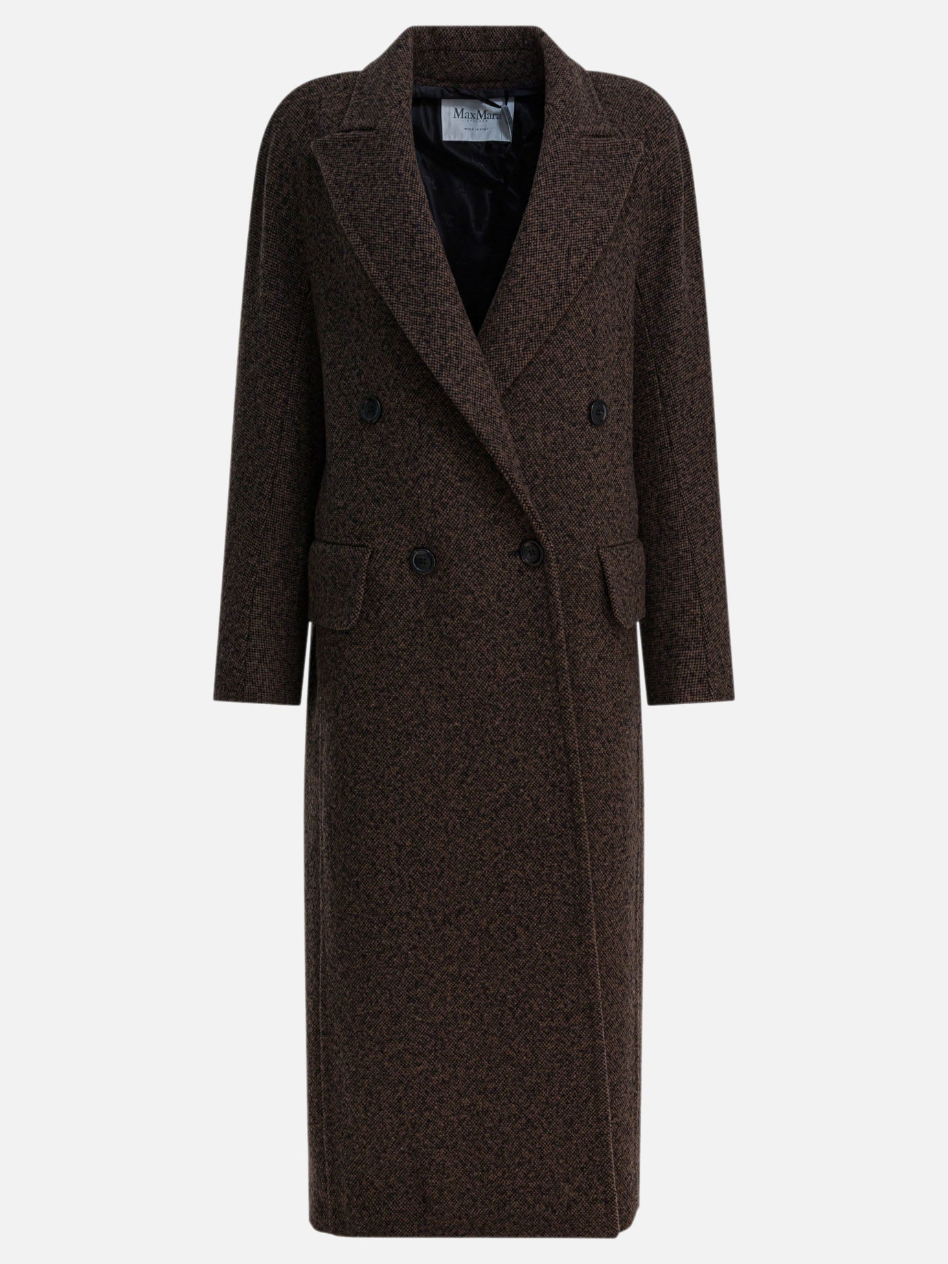Cappotti lunghi Solid colour  Nero - Max Mara Donna | PDP | VIETTI Online Store | Zoom-Modal
