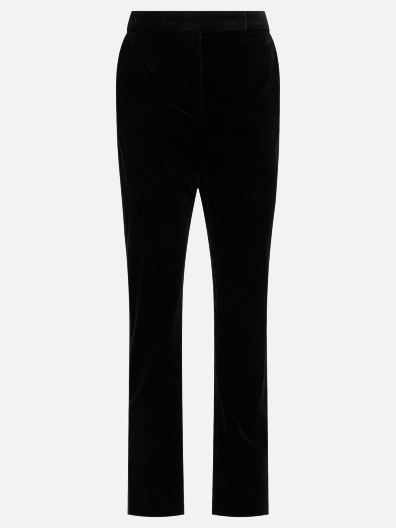 Pantaloni sartoriali Solid colour  Nero - Max Mara Donna | PDP | VIETTI Online Store | Zoom-Modal
