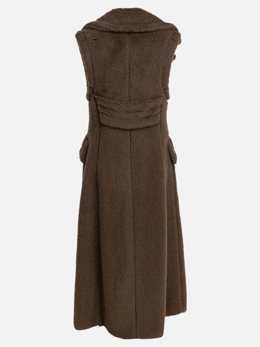 Giacche smanicate Solid colour  Marrone - Max Mara Donna | PLP | VIETTI Online Store | 2
