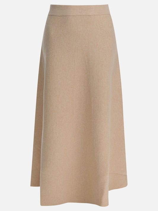 Long skirts Solid colour  Beige - Max Mara Women | PLP | VIETTI Online Store 
