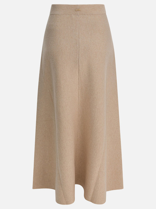 Long skirts Solid colour  Beige - Max Mara Women | PLP | VIETTI Online Store | 2
