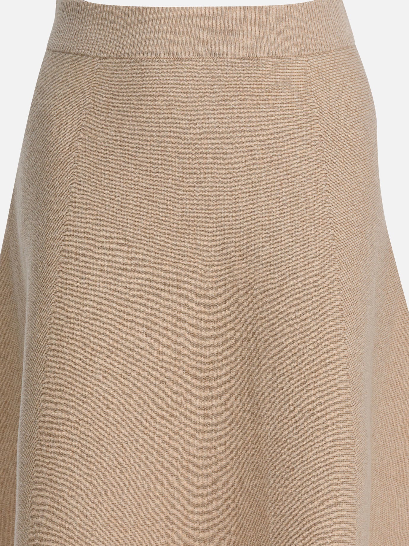 Long skirts Solid colour  Beige - Max Mara Women | PDP | VIETTI Online Store | thumbnail_3