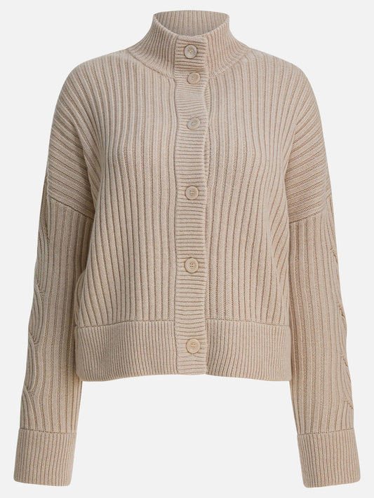 Cardigan Solid colour  Beige - Max Mara Donna | PLP | VIETTI Online Store 
