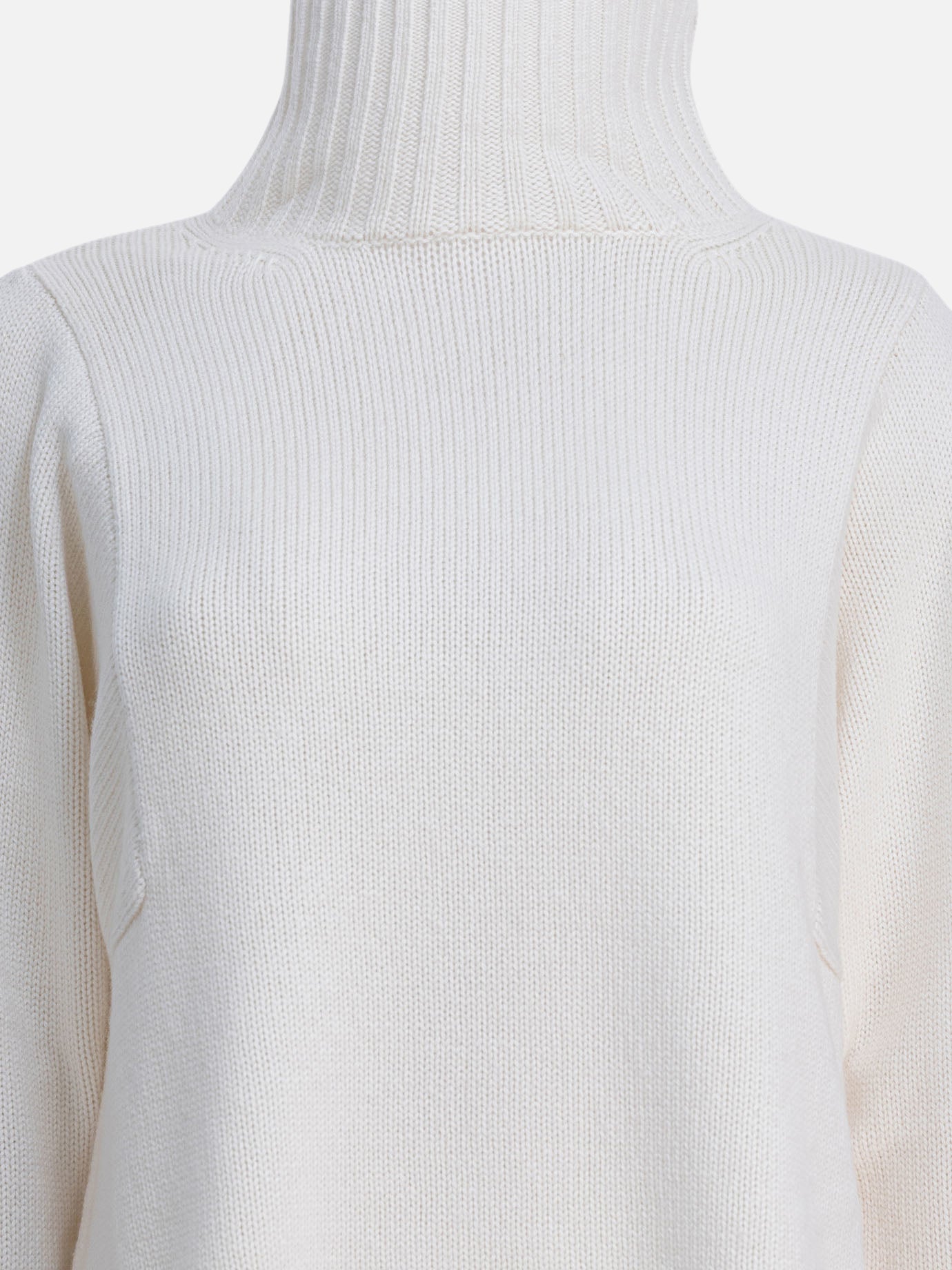 Turtleneck sweaters Solid colour  White - Max Mara Women | PDP | VIETTI Online Store | Zoom-Modal_3
