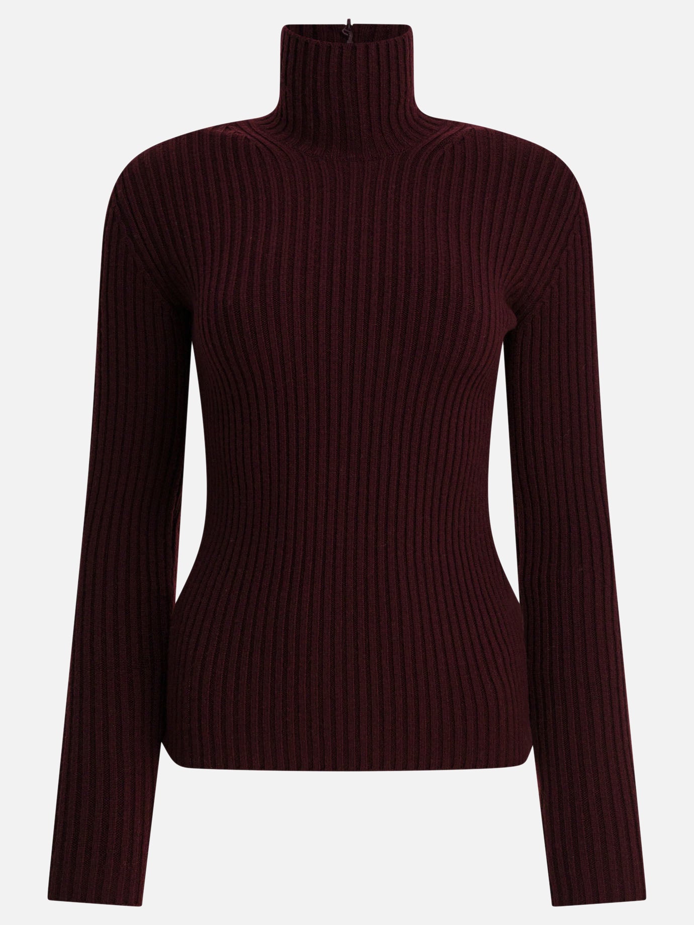 Maglioni dolcevita Solid colour  Bordeaux - Max Mara Donna | PDP | VIETTI Online Store | Zoom-Modal
