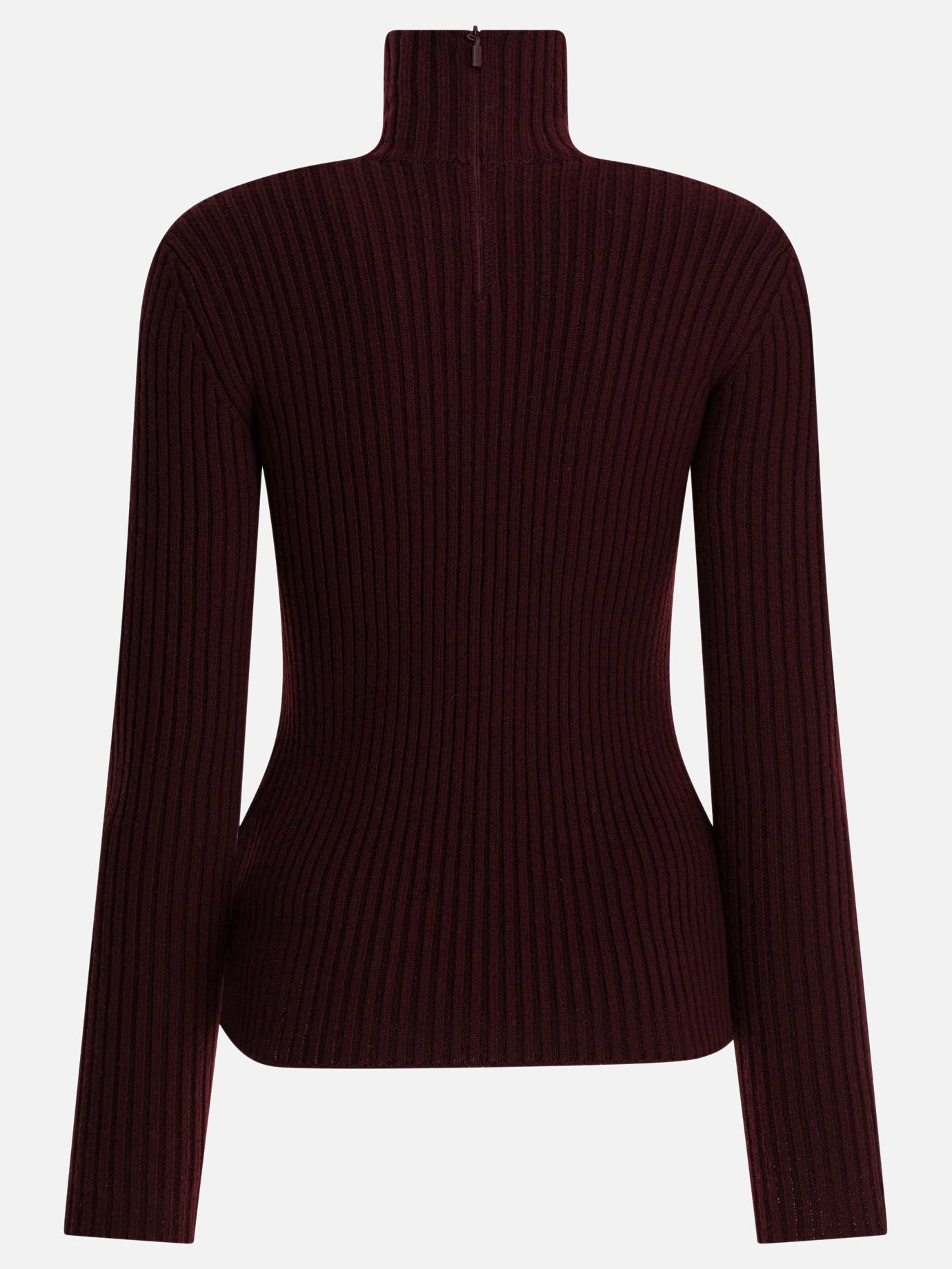 Maglioni dolcevita Solid colour  Bordeaux - Max Mara Donna | PDP | VIETTI Online Store | thumbnail_2