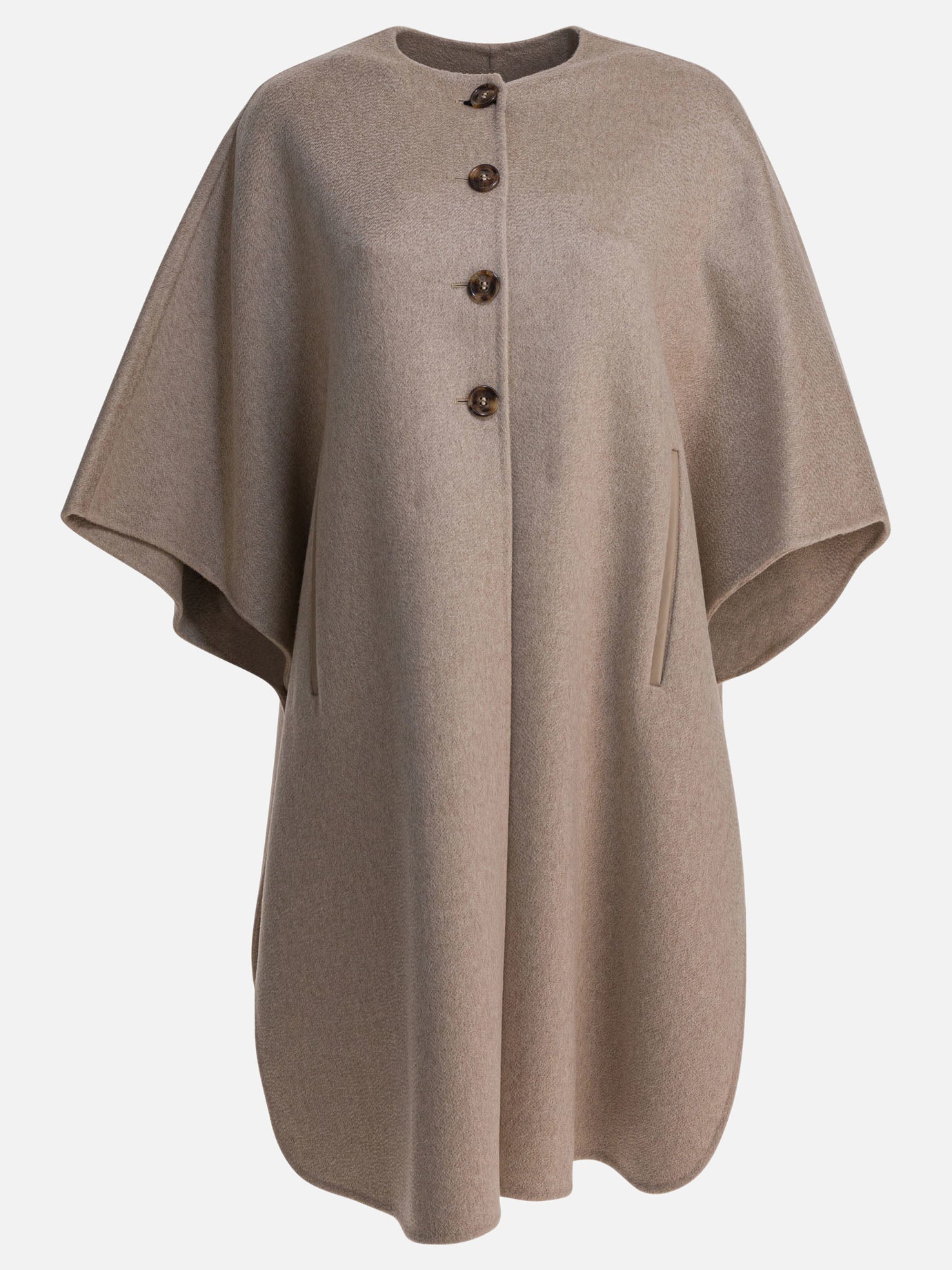 Capes Solid colour  Beige - Max Mara Women | PDP | VIETTI Online Store | thumbnail