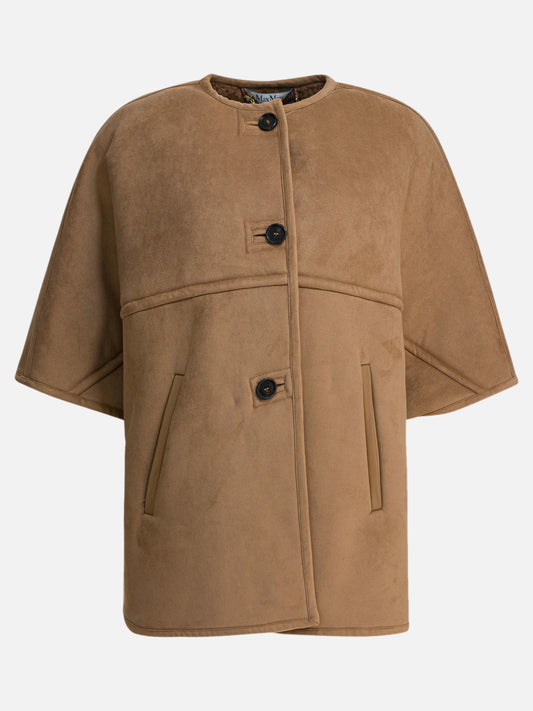 Capes Solid colour  Brown - Max Mara Women | PDP | VIETTI Online Store 
