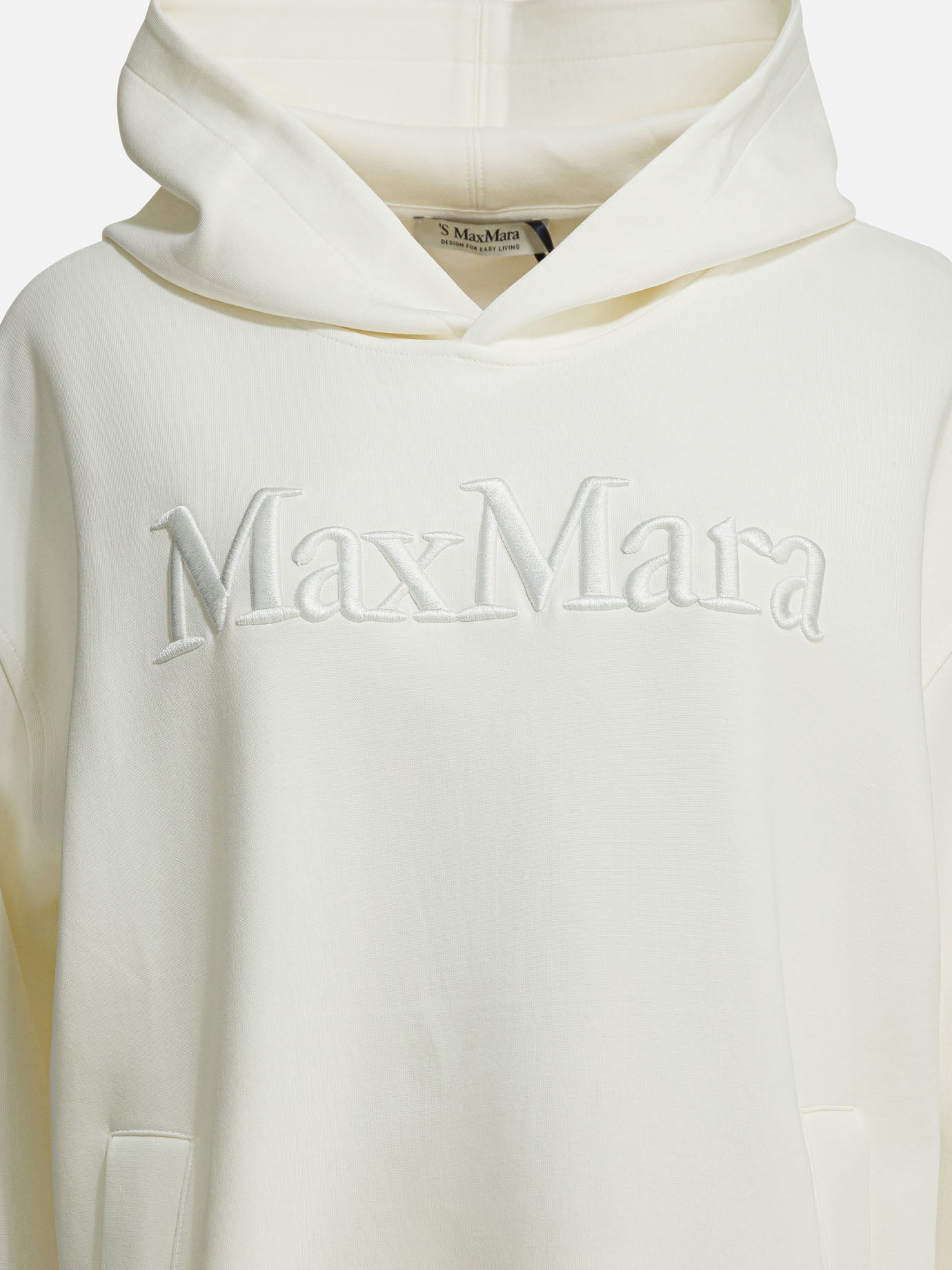 Felpe con cappuccio Logo  Bianco - Max Mara S Donna | PDP | VIETTI Online Store | Zoom-Modal_3
