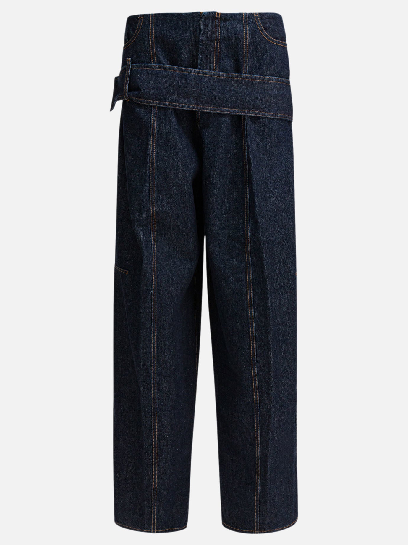 Flared jeans Solid colour  Blue - Max Mara Sportmax Women | PDP | VIETTI Online Store | thumbnail