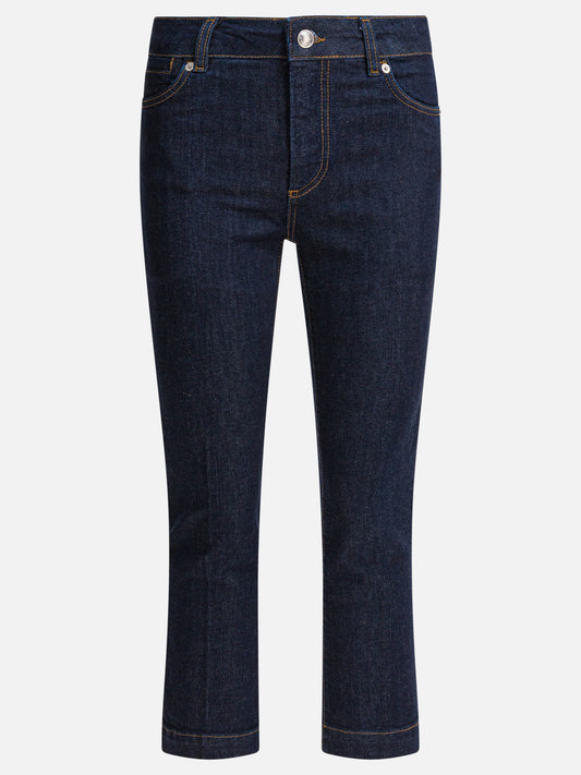 Jeans a gamba dritta Solid colour  Blu - Max Mara Sportmax Donna | PLP | VIETTI Online Store 
