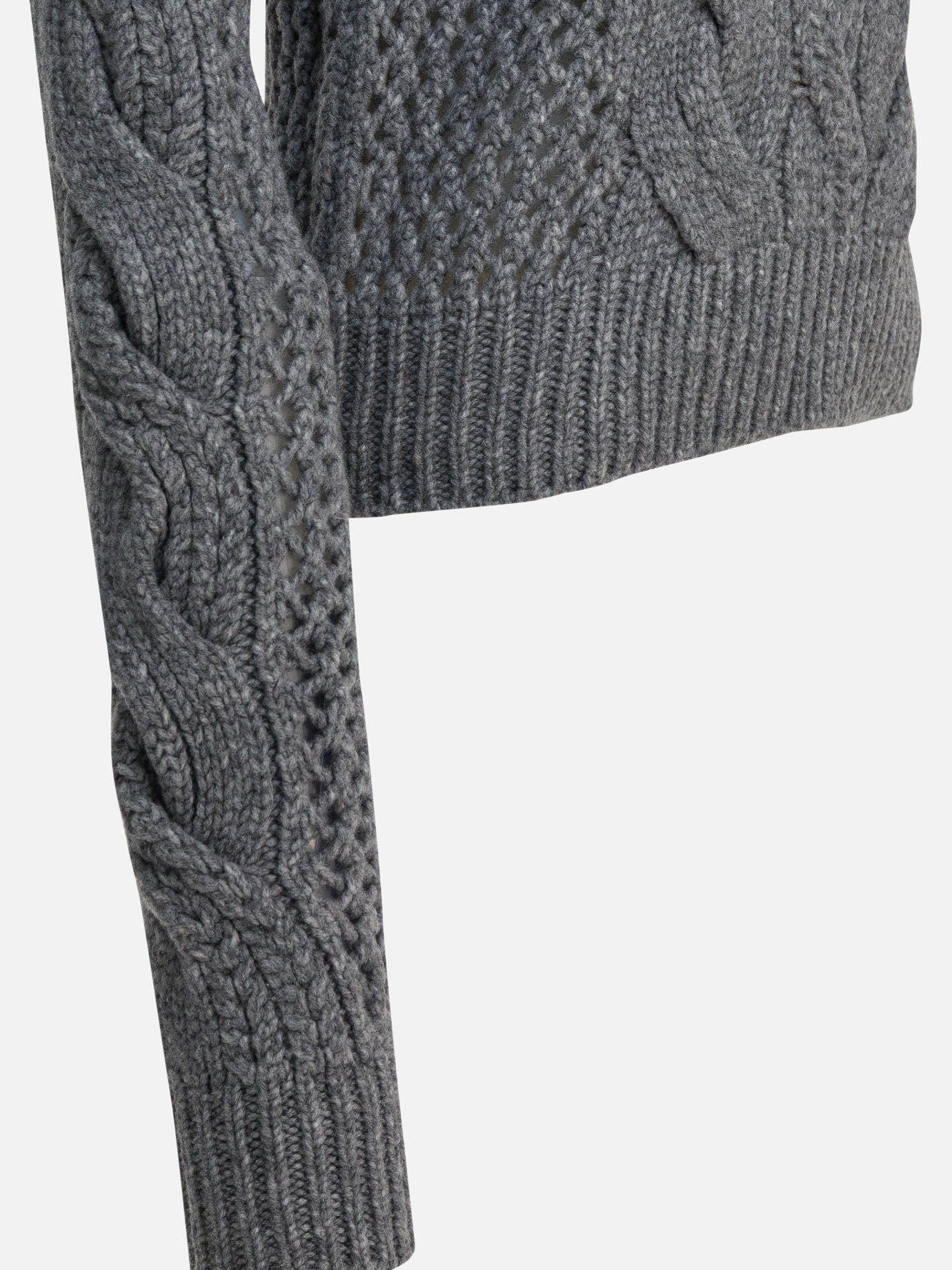 Maglioni girocollo Solid colour  Grigio - Max Mara Sportmax Donna | PDP | VIETTI Online Store | thumbnail_4