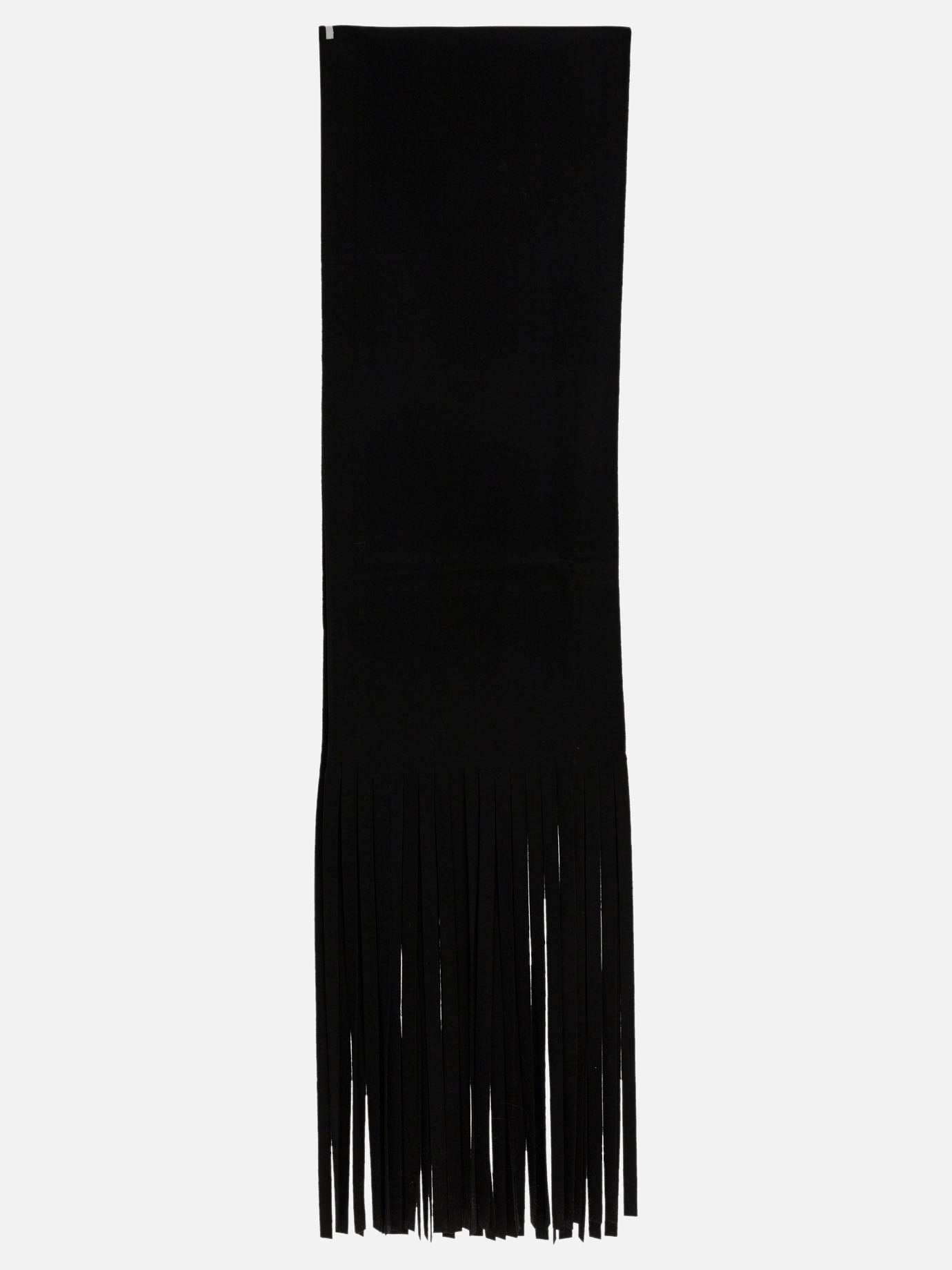 Fringed scarves 100% wool  Black - Max Mara Sportmax Women | PDP | VIETTI Online Store | thumbnail